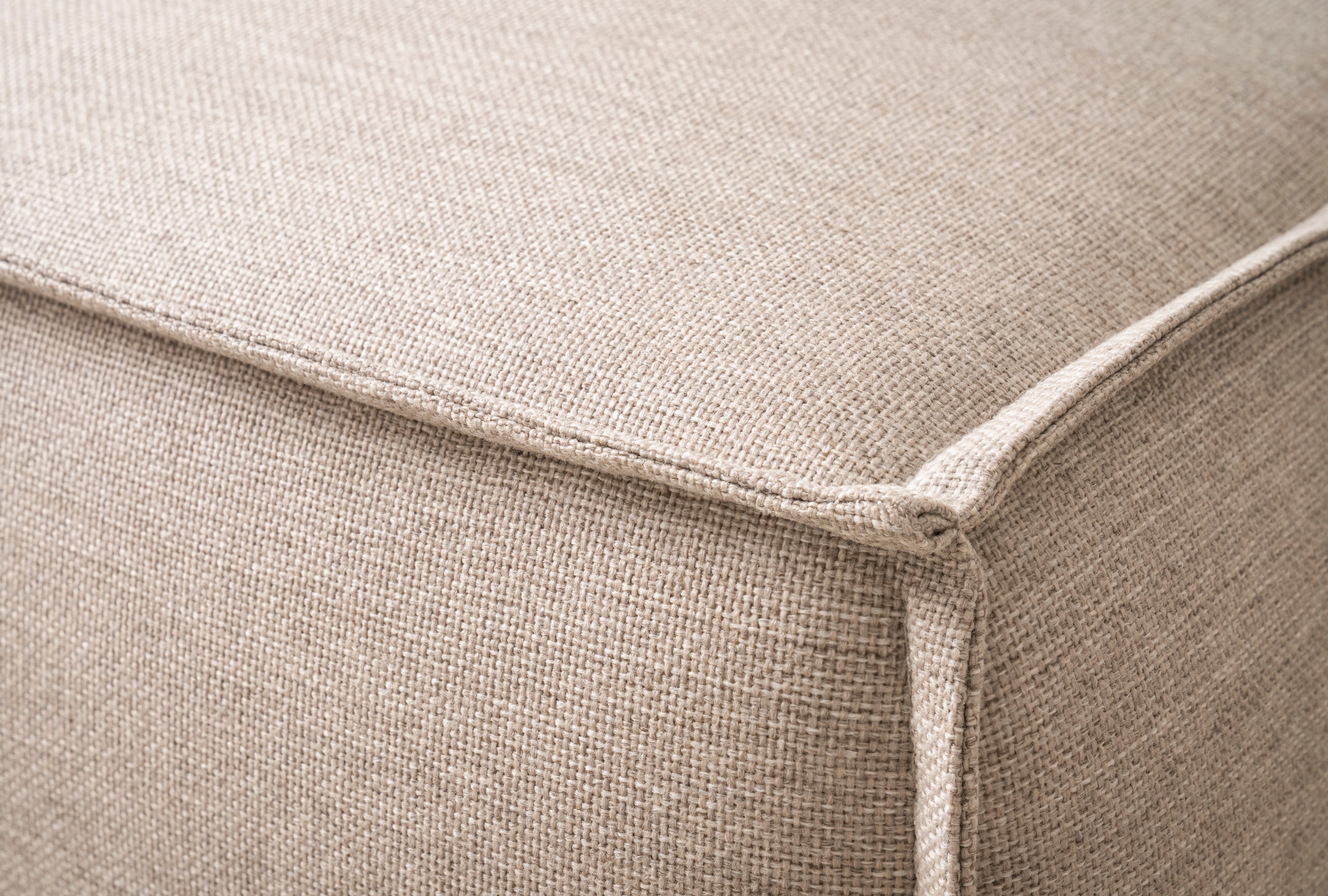 Home affaire Ecksofa »TVINNU, L-Form, 275cm, in Cord und Leinenoptik« wahlweise Recamiere rechts/links, schwarze Füße, bequemer Sitzkomfort