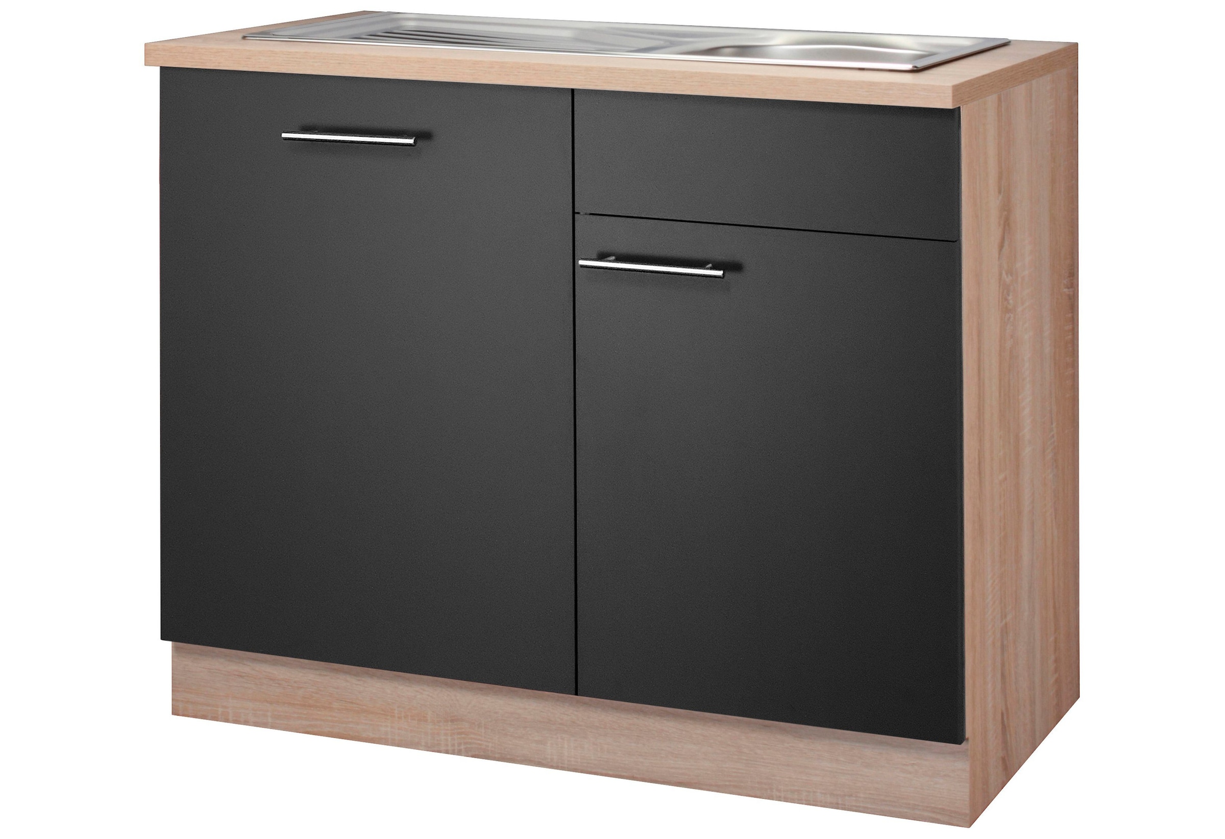 wiho Küchen Spülenschrank »Montana«, 110 cm breit, inkl. Tür/Griff/Sockel  für vollint. Geschirrspüler bestellen im OTTO Online Shop