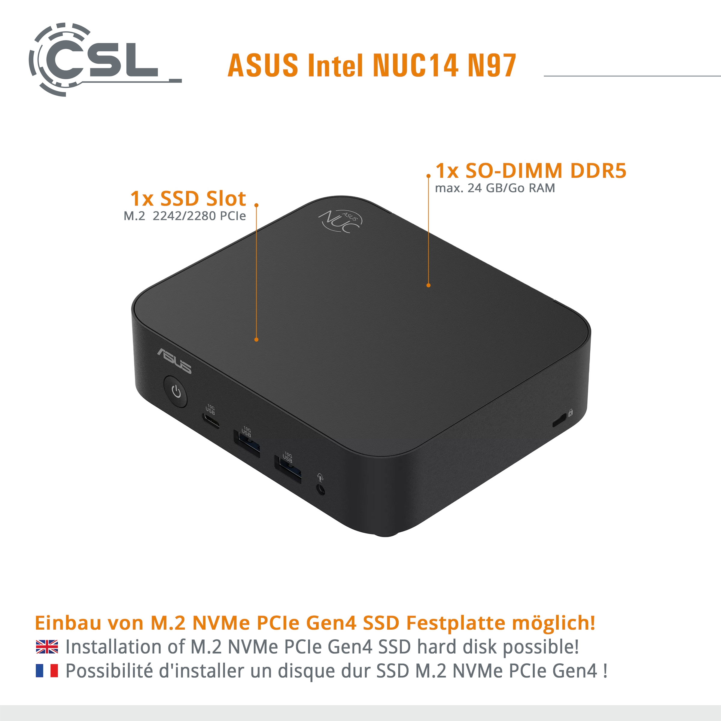 CSL PC »ASUS NUC14 N97«
