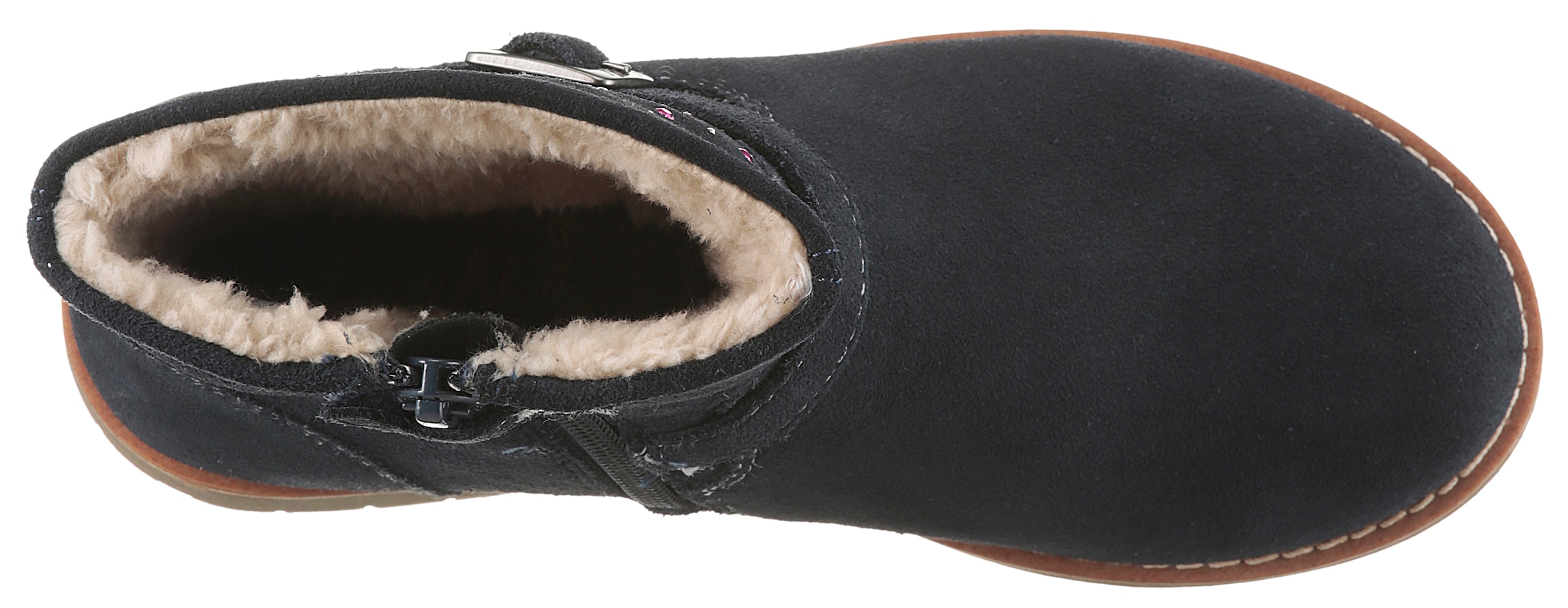 Lurchi Winterboots »Freya TEX, WMS mittel«, Stiefel mit Glitzer-Pferd, Größenschablone zum Download