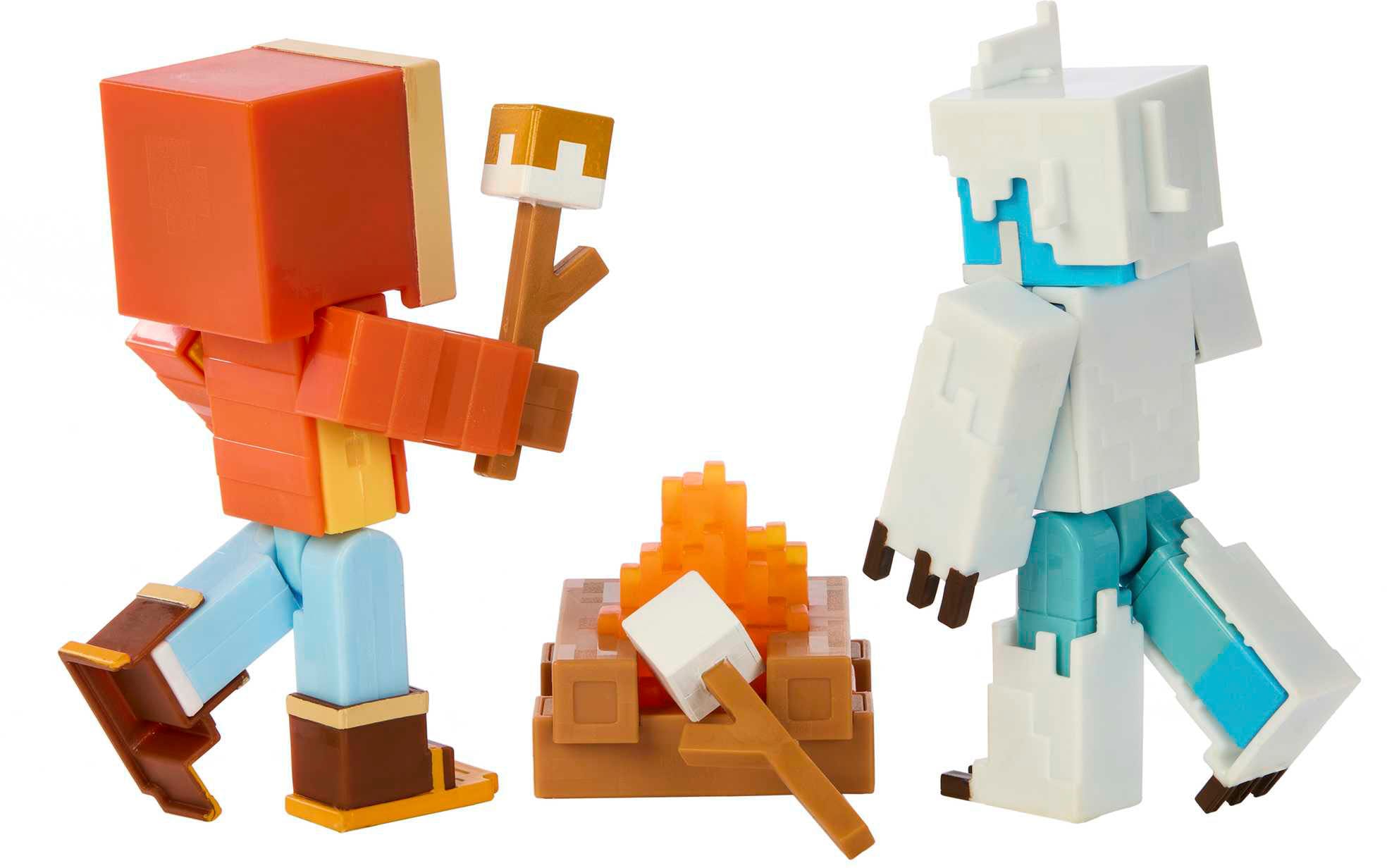 Mattel® Spielfigur »Minecraft, Creator, Creator Series Camp Enderwood Figuren«, inklusive Zubehör