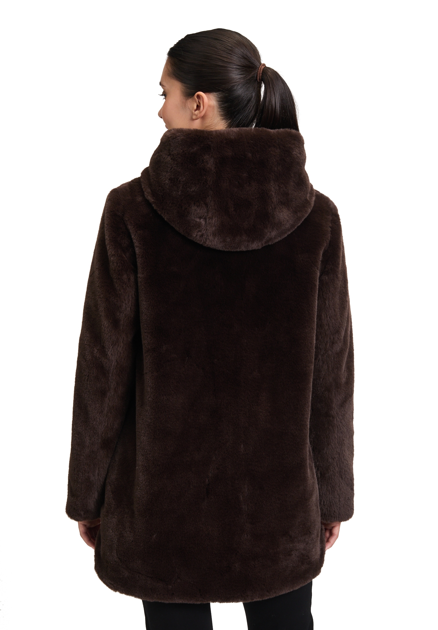 Betty Barclay Plüschjacke »Plüschjacke mit Kapuze«