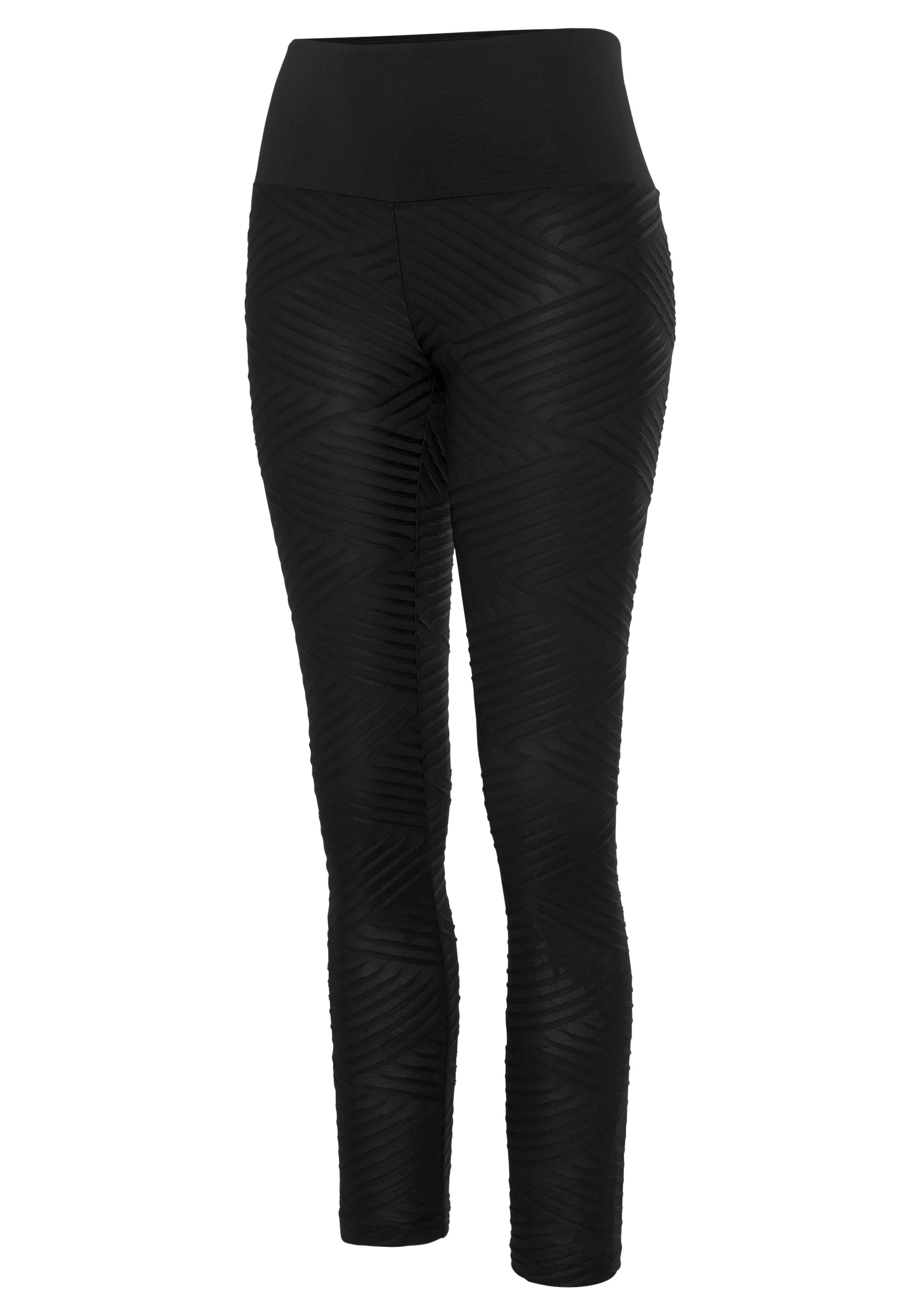 LASCANA ACTIVE Leggings, Sportleggings mit 3D-Struktur