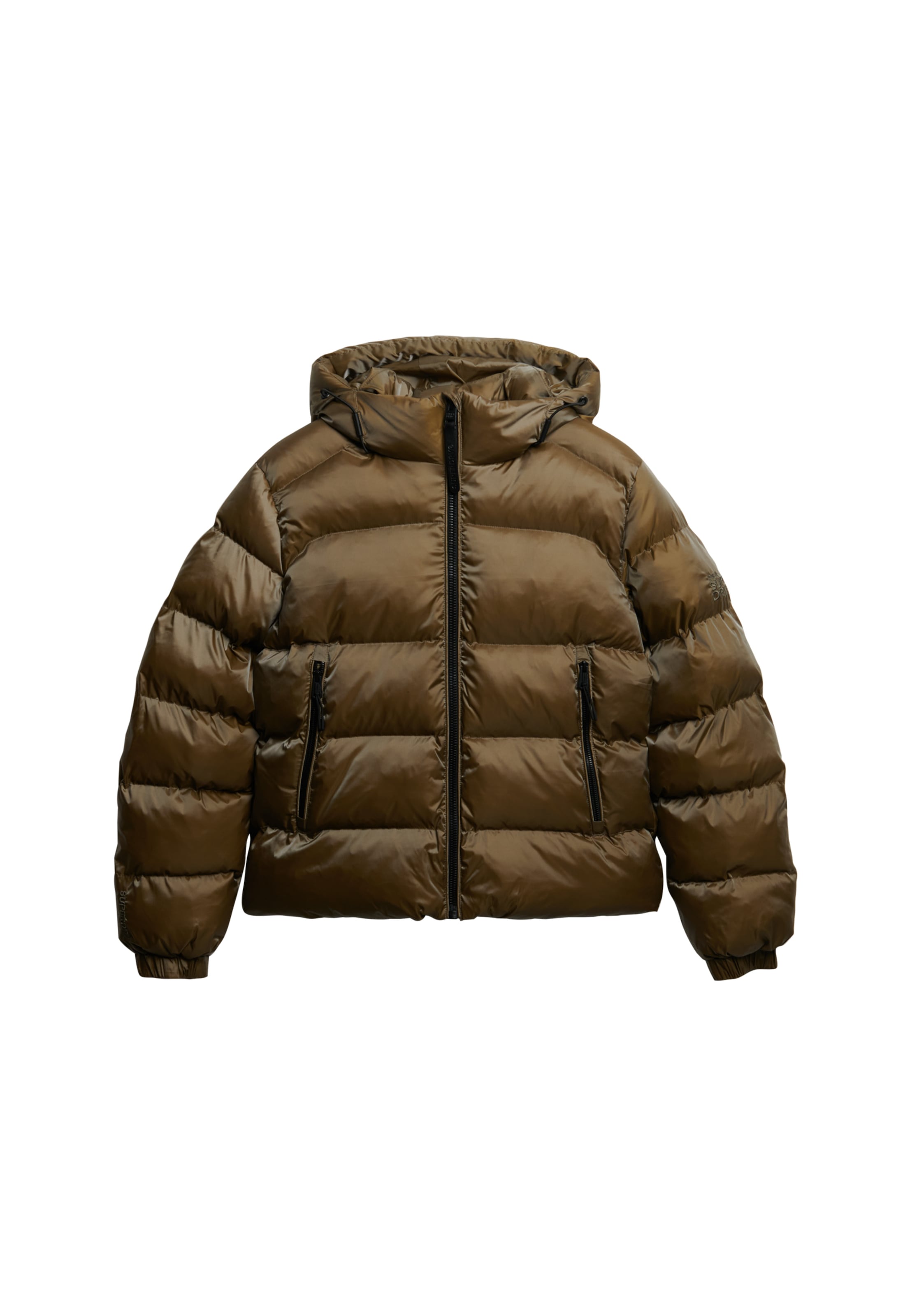 Superdry Steppjacke »HOODED LUXE SPORTS PUFFER«, mit Kapuze