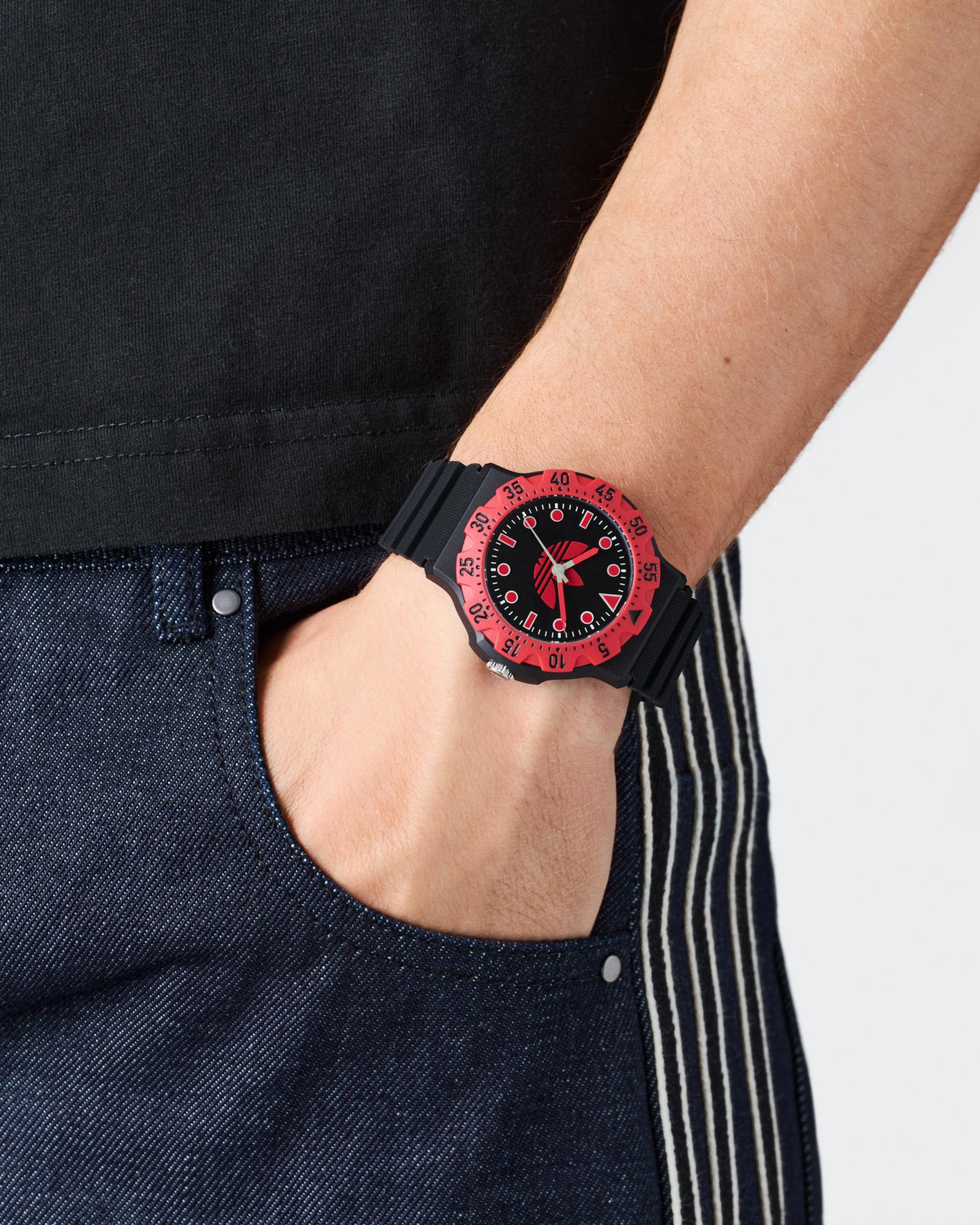 adidas Originals Quarzuhr »DISCOVERER TWO« Armbanduhr, Herrenuhr, Damenuhr, Silikonarmband