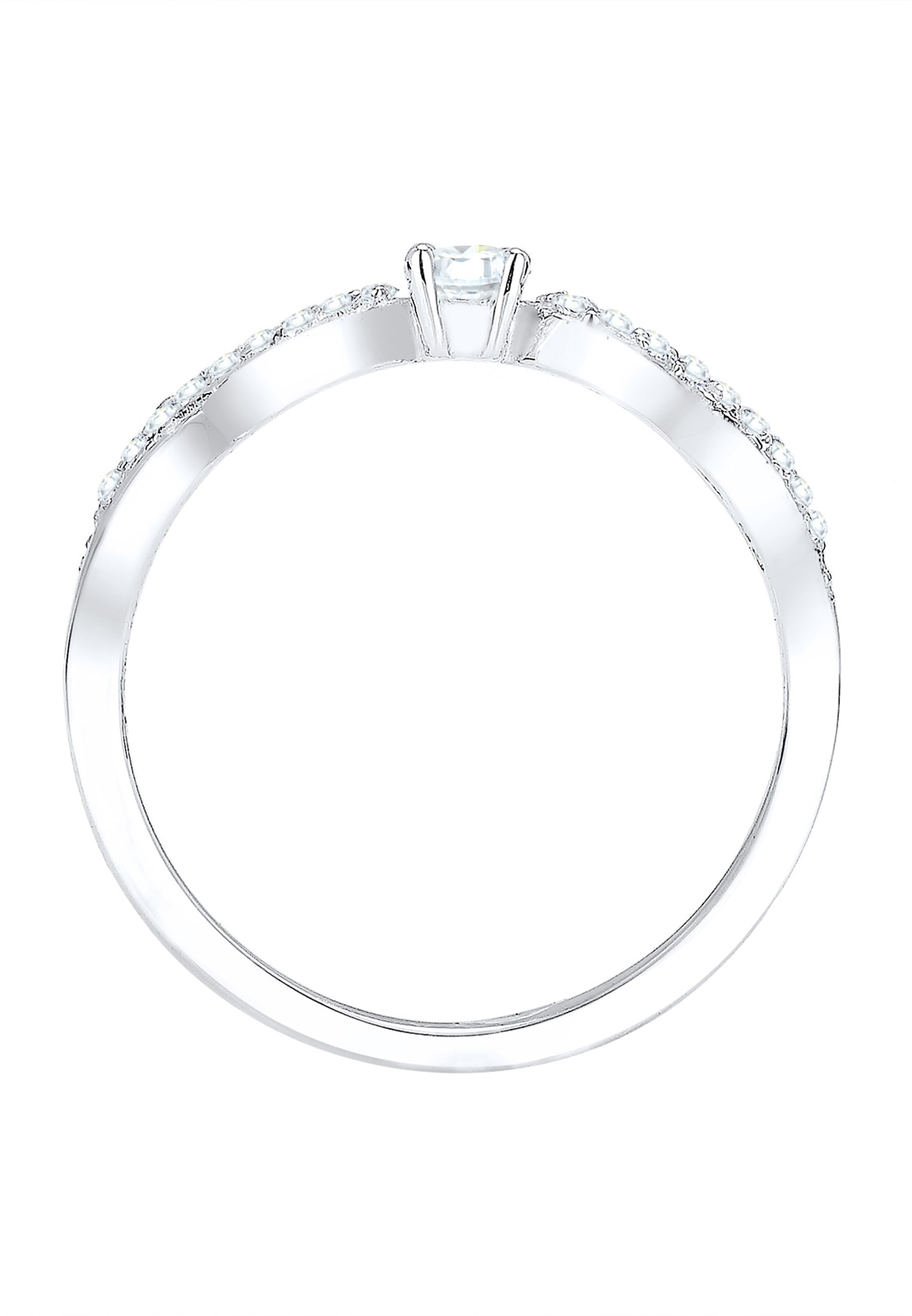 Elli Silberring »Ring Infinity Zirkonia 925 Sterling Silber«
