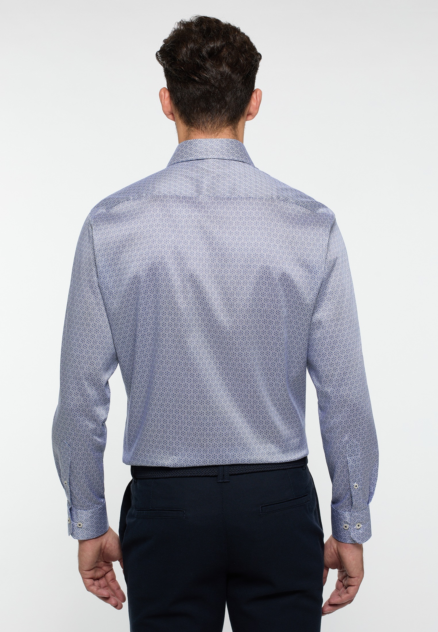 Eterna Langarmhemd »MODERN FIT« EASY IRON (bügelleicht)