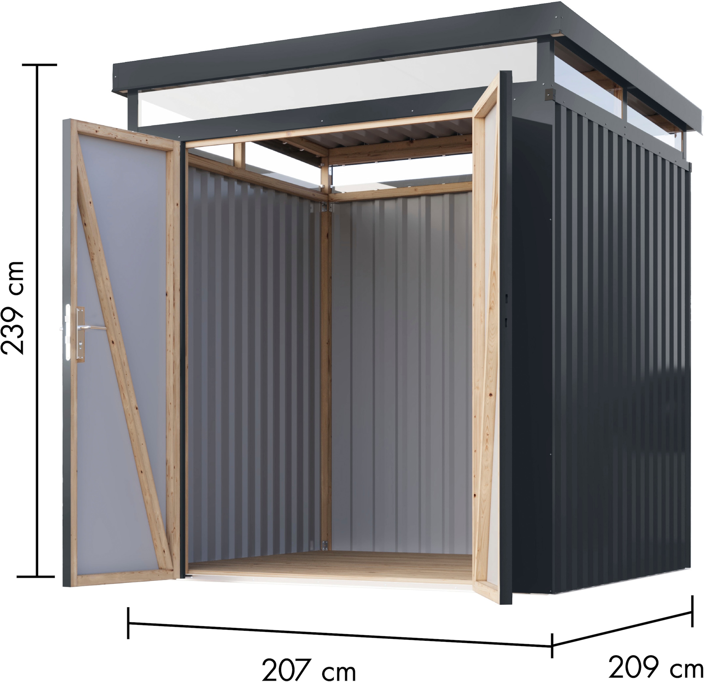 Karibu Gerätehaus »Titanium 2«