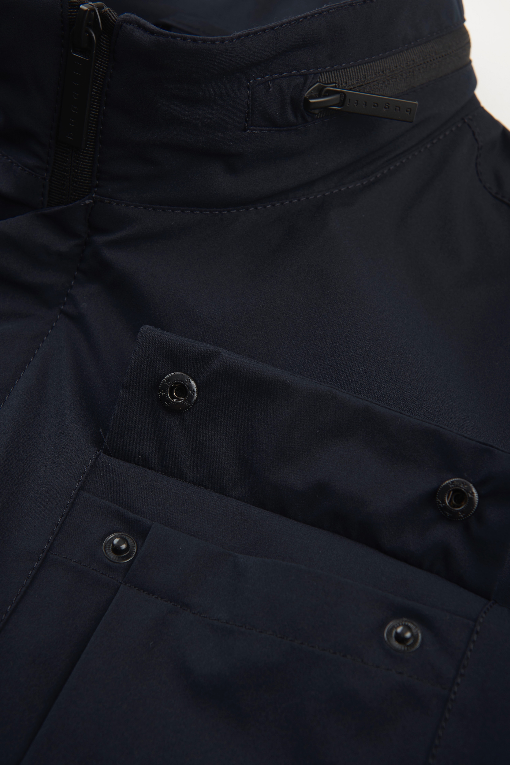 bugatti Langjacke, ohne Kapuze, mit Stehkragen
