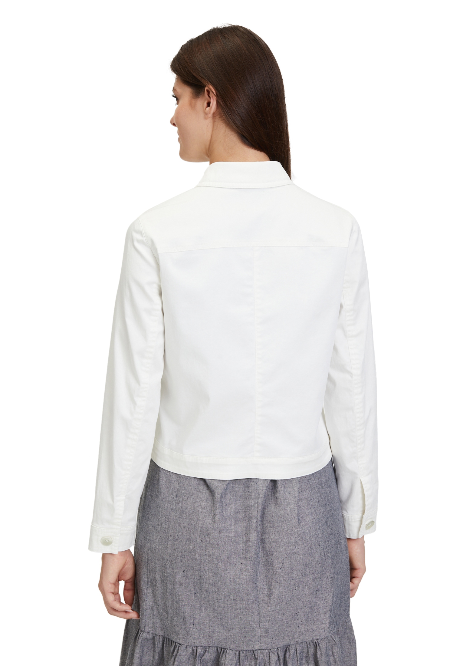 Betty&Co Jeansblazer »Jeansjacke mit Kragen«