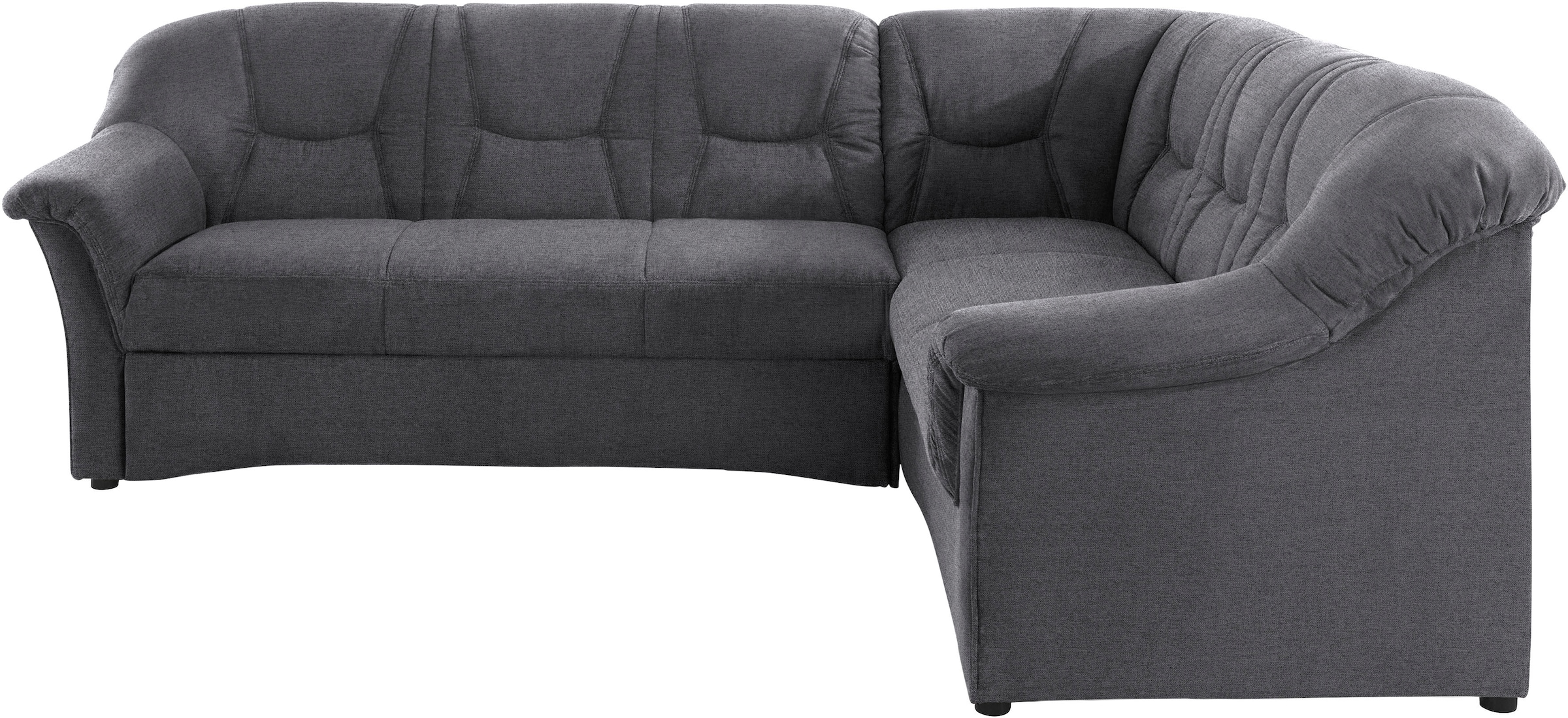 DOMO collection Ecksofa »Sarafina zeitlos und komfortabel, optional mit Federkern, L-Form«, wahlweise mit Bettfunktion