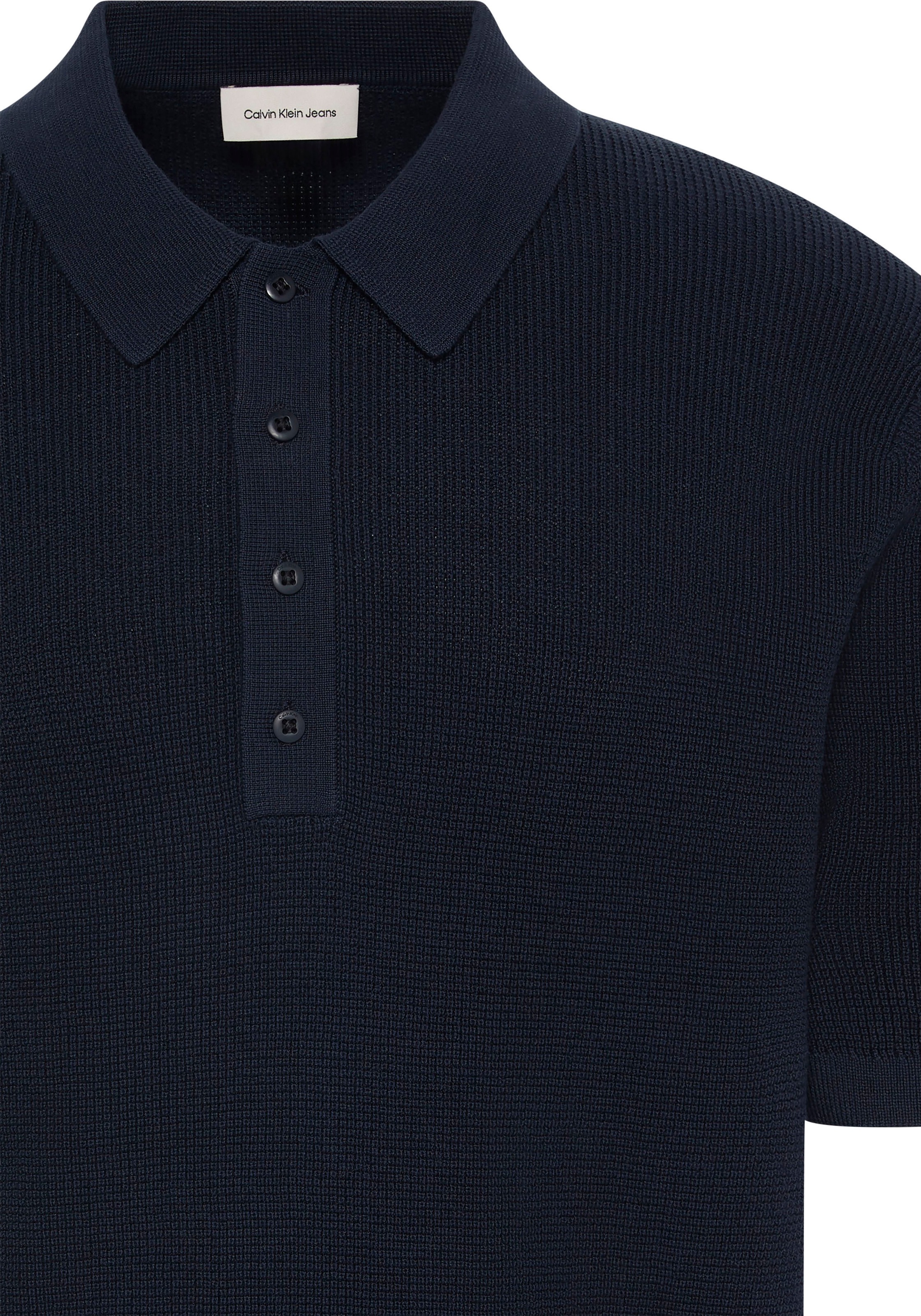 Calvin Klein Jeans Polokragenpullover Regular fit mit Polokragen