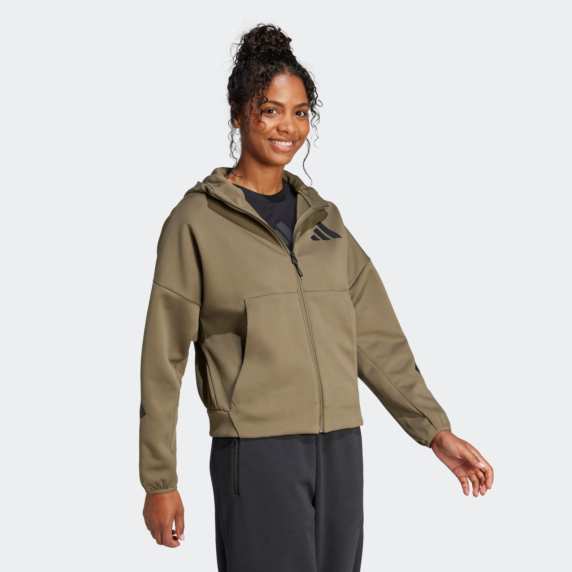 adidas Sportswear Kapuzensweatshirt »W Z.N.E. FZ«