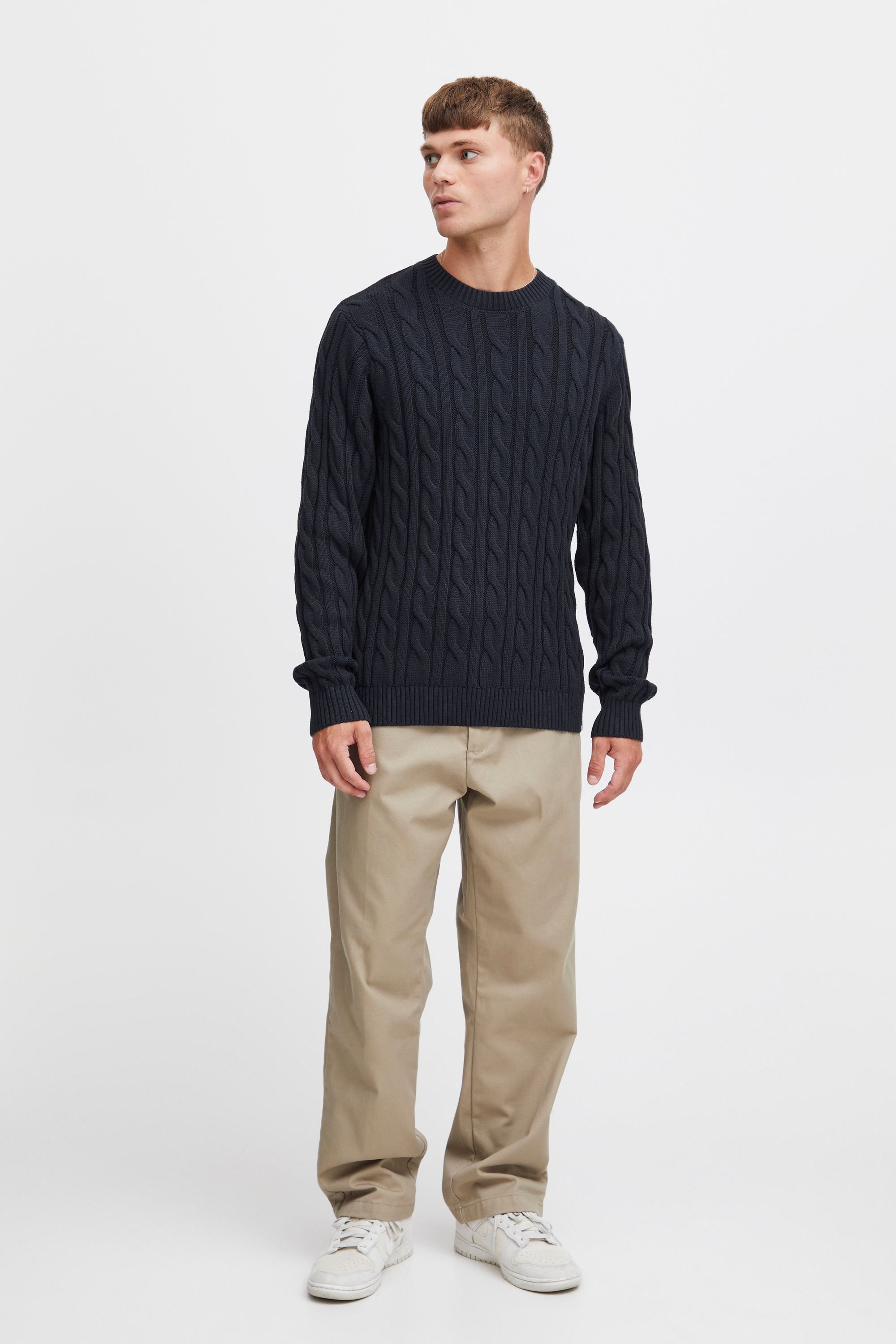 !Solid Strickfleece-Pullover »Strickpullover SDGibril«