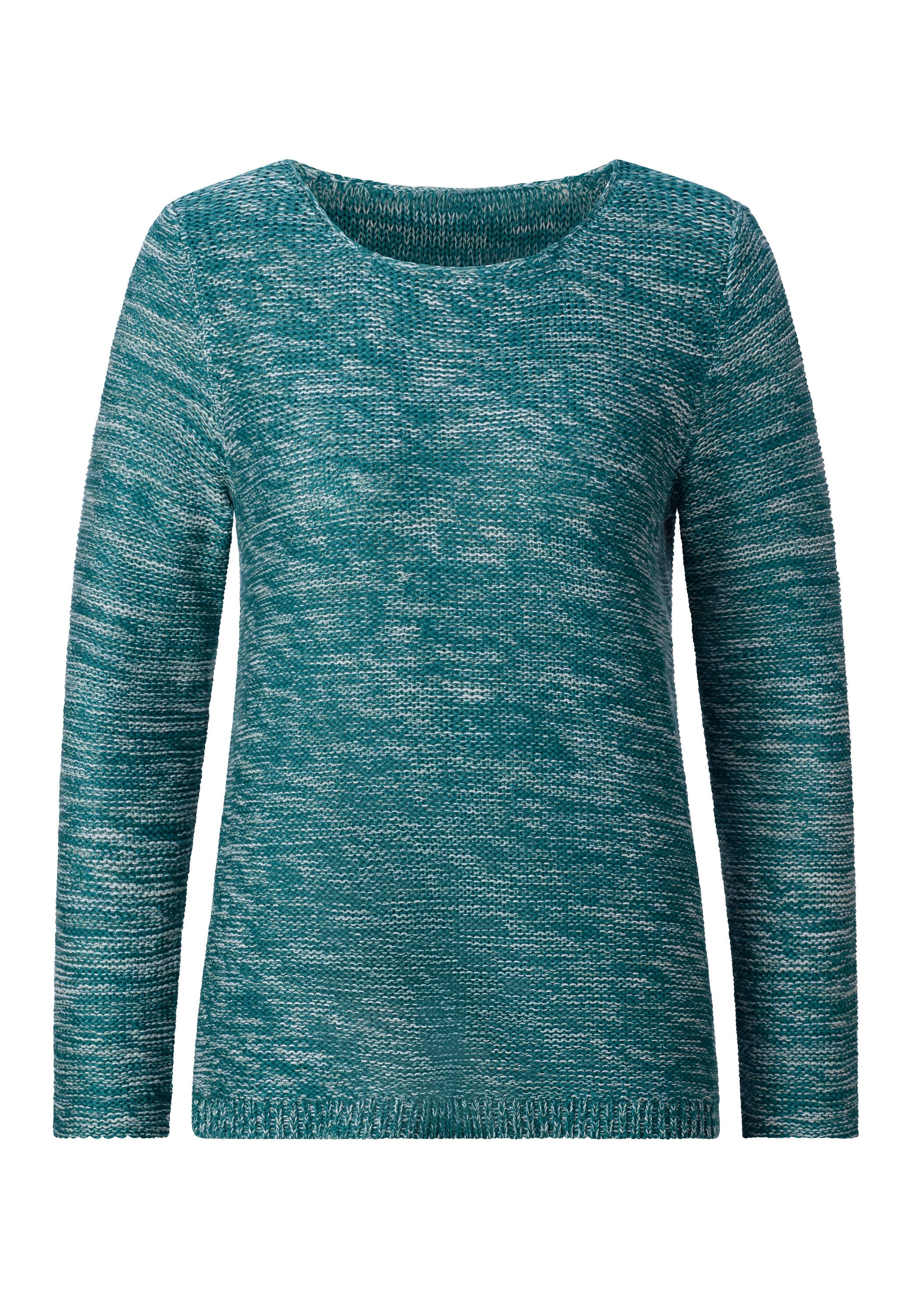 Witt Longpullover »Pullover Rundhalspullover aus Melange-Strick«
