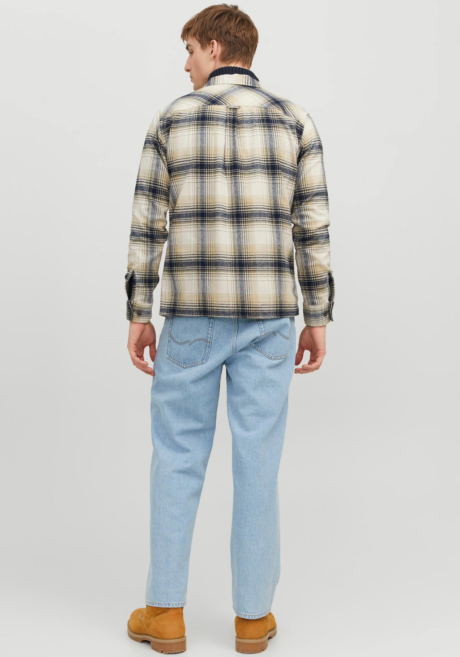 Jack & Jones Langarmhemd »JJEEDDIE OVERSHIRT LS NOOS«
