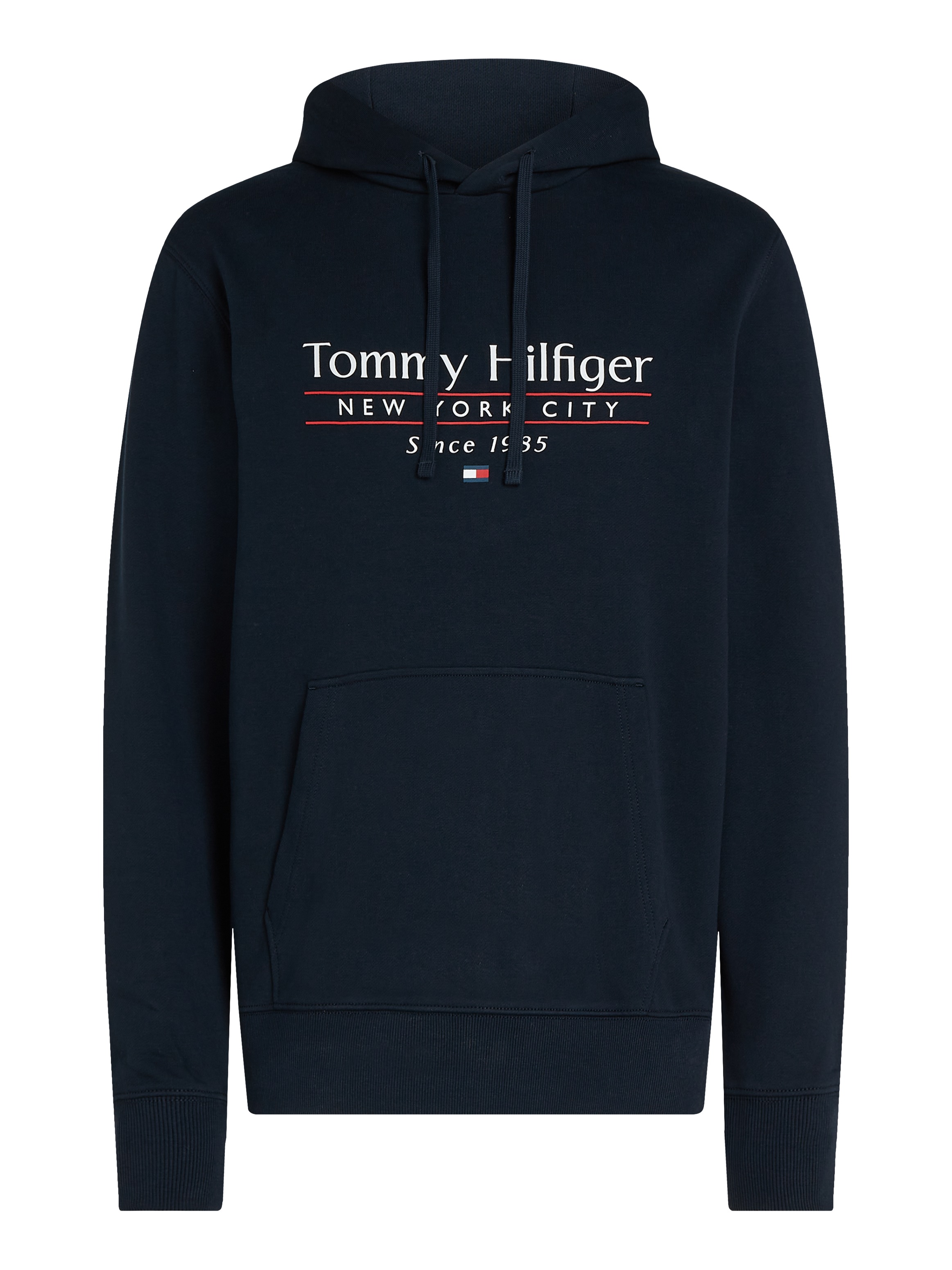 Tommy Hilfiger Hoodie »HILFIGER CENTER STACK HOODY«, mit großem mehrfarbigen Print