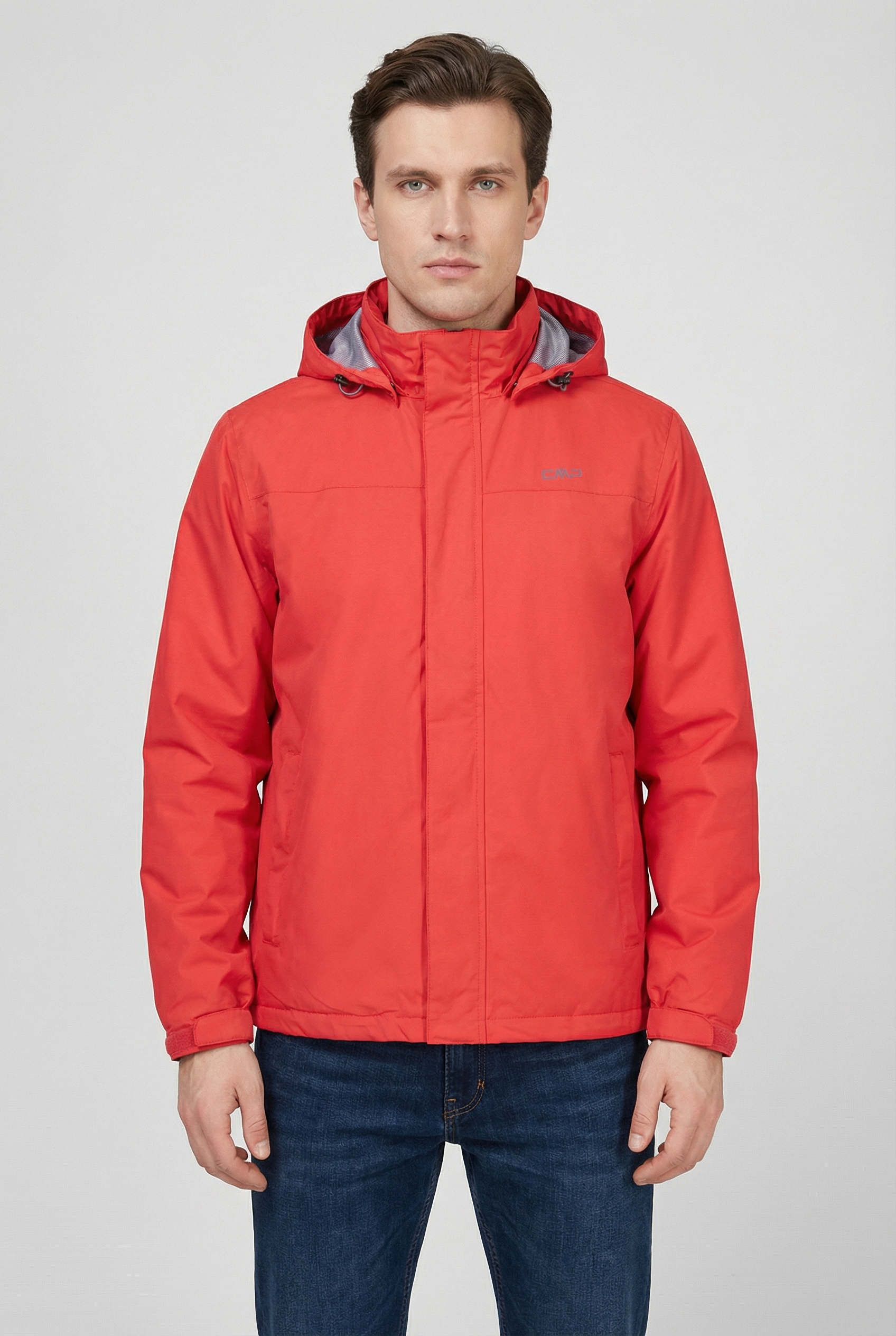 CMP Regenjacke mit Kapuze Atmungsaktiv & Winddicht & Wasserdicht, Übergangsjacke