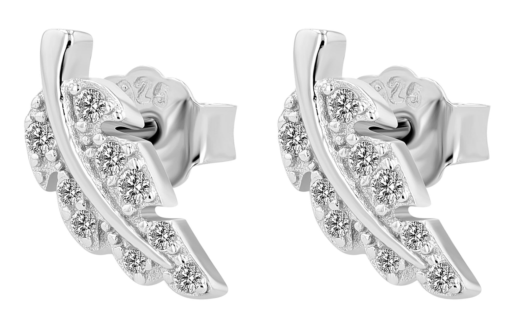Adelia´s Paar Ohrstecker »Damen Ohrringe ¿ Ohrstecker aus 925 Silber«