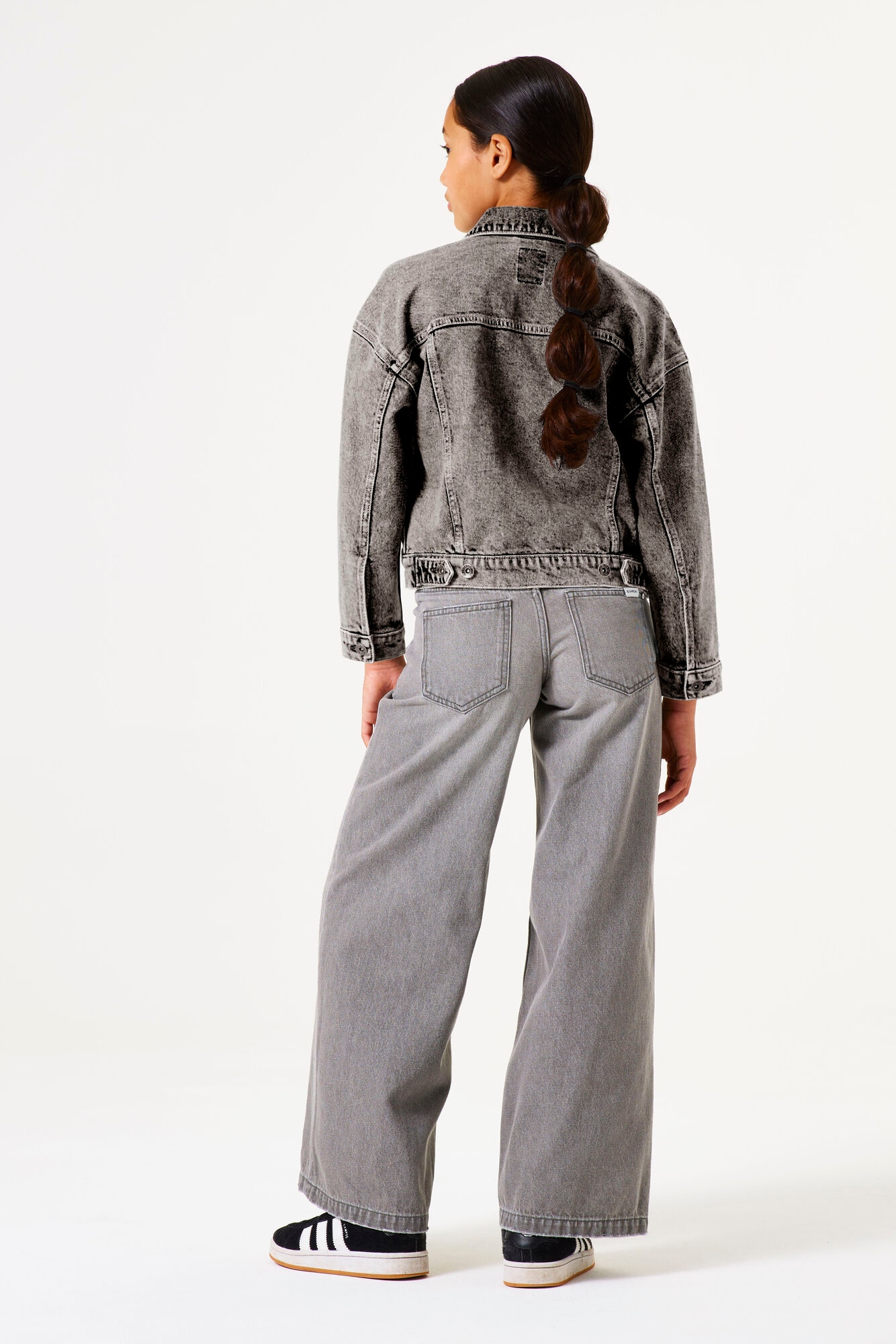 Garcia Jeansjacke, ohne Kapuze, mit Stretch und Knopfleiste
