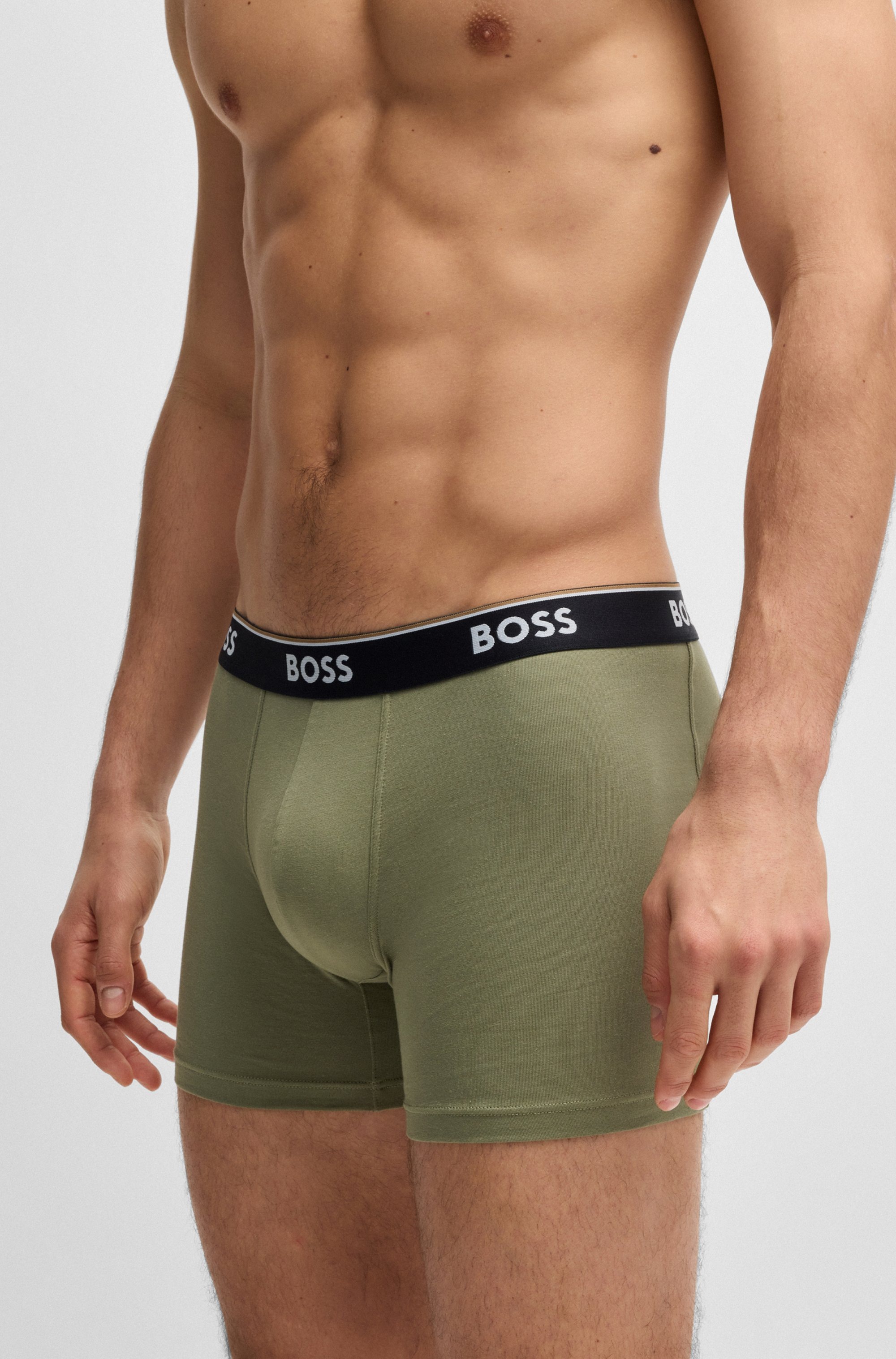 BOSS Boxershorts »BoxerBr 3P Power«, (3 St.)