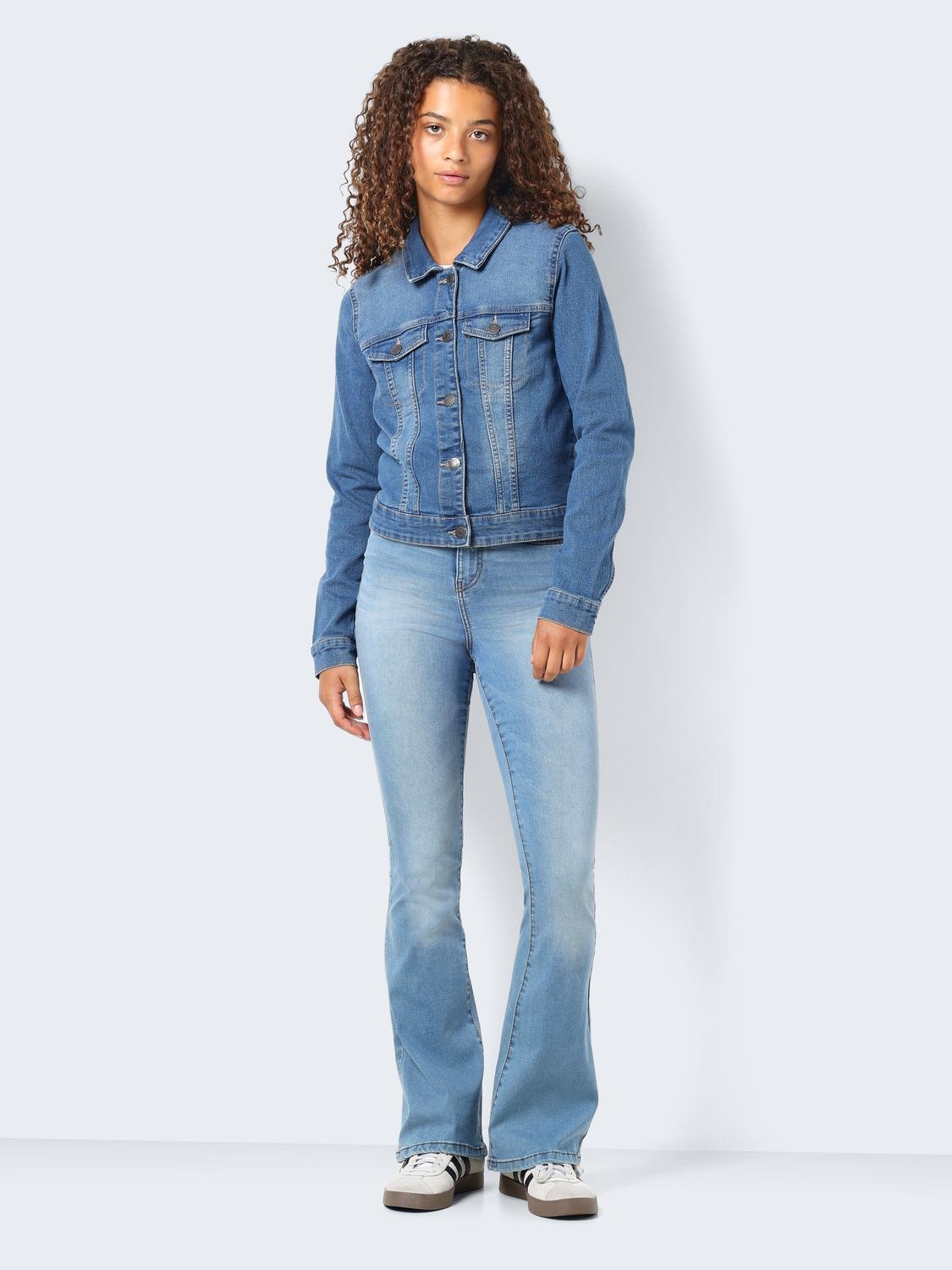 Noisy may Jeansjacke »NMDEBRA L/S BLUE DENIM JACKET NOOS«