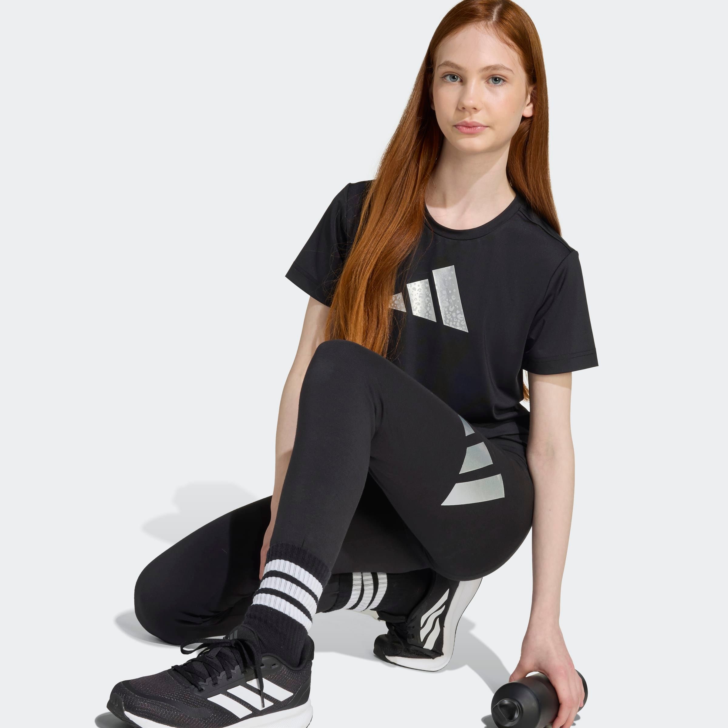 adidas Sportswear Leggings »JG GLAM LEG«, (1 tlg.)