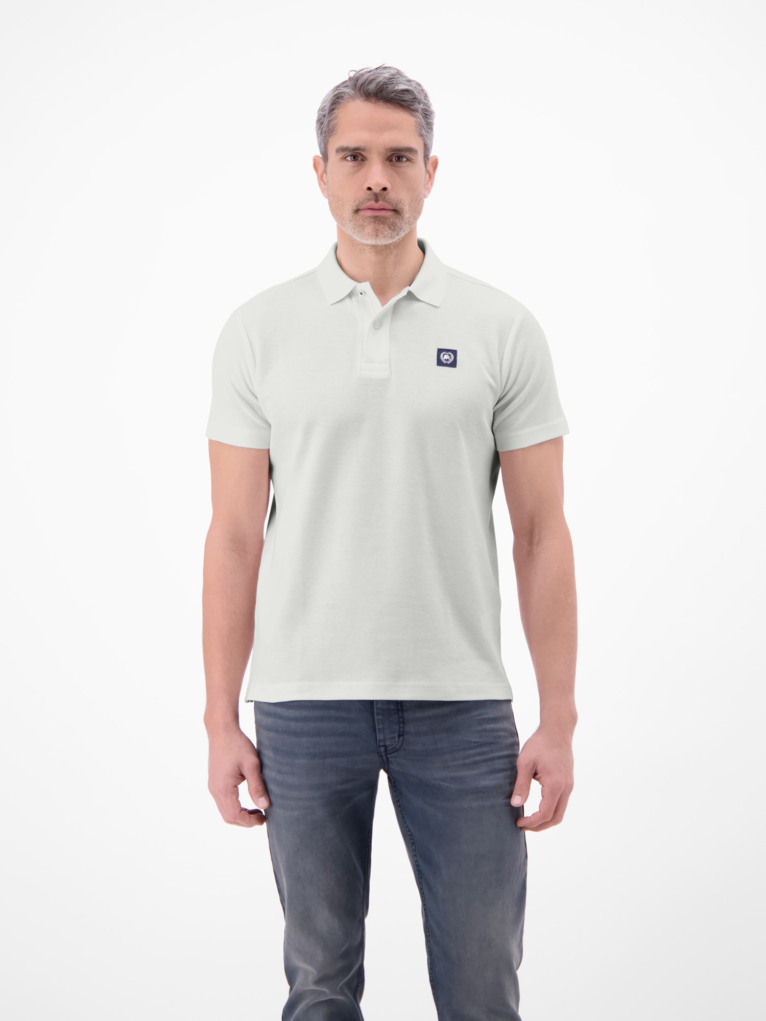 LERROS Poloshirt »Poloshirt mit Waffelstruktur aus 100 % Baumwolle«