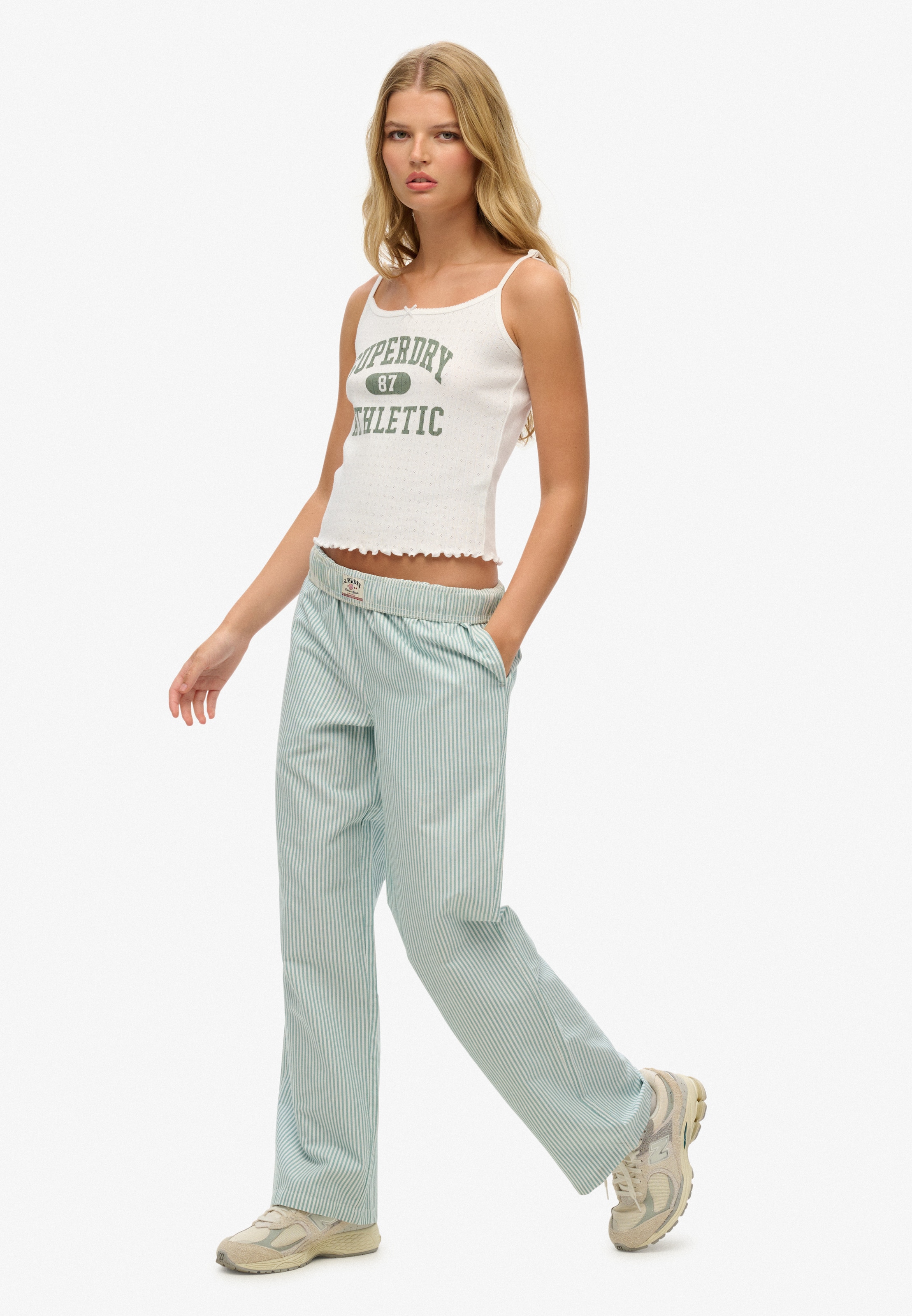 Superdry Cargohose »COTTON STRIPE ELASTIC TROUSER«