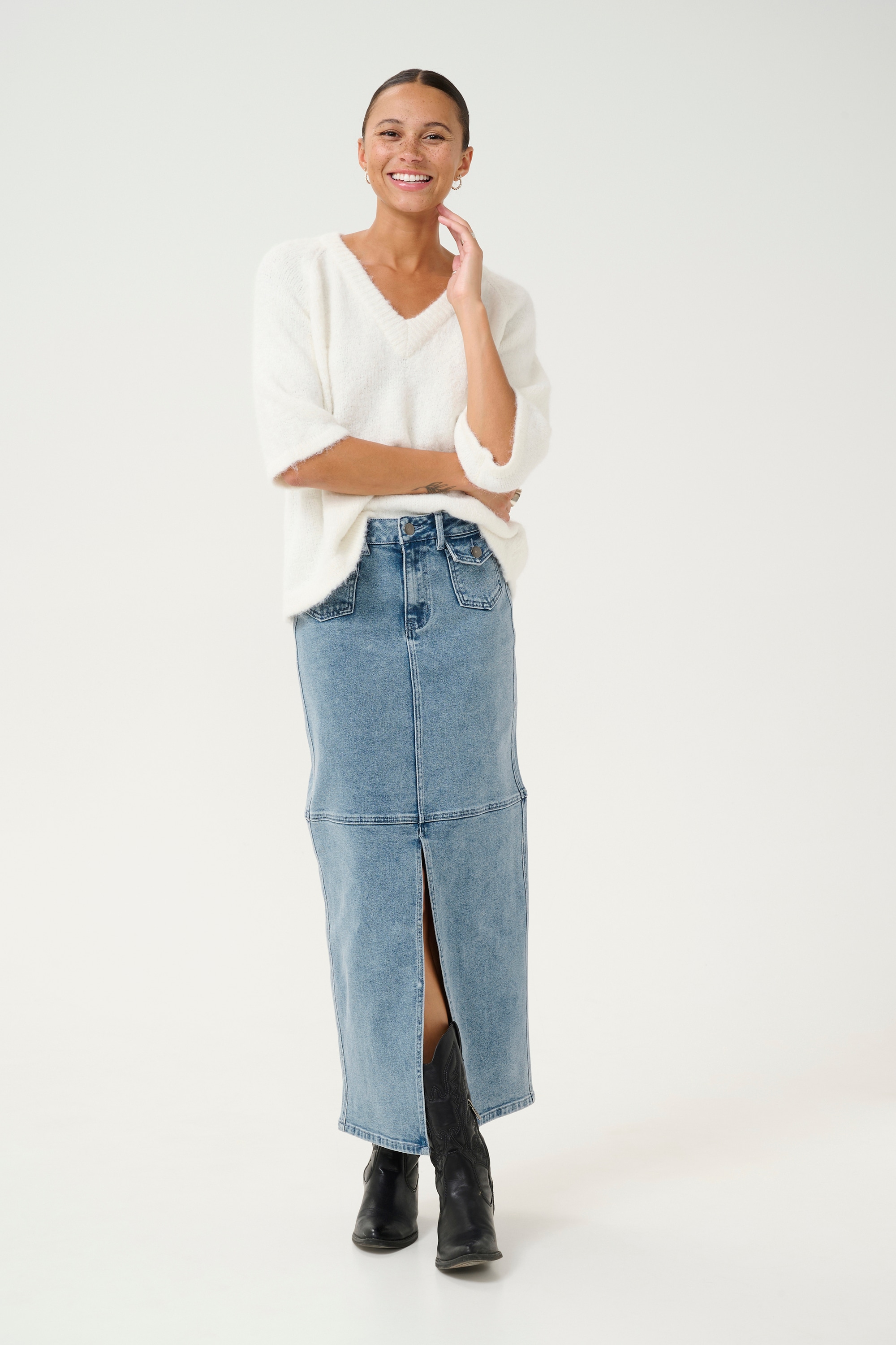 KAFFE Jeansrock »Denimrock KAdoriana«