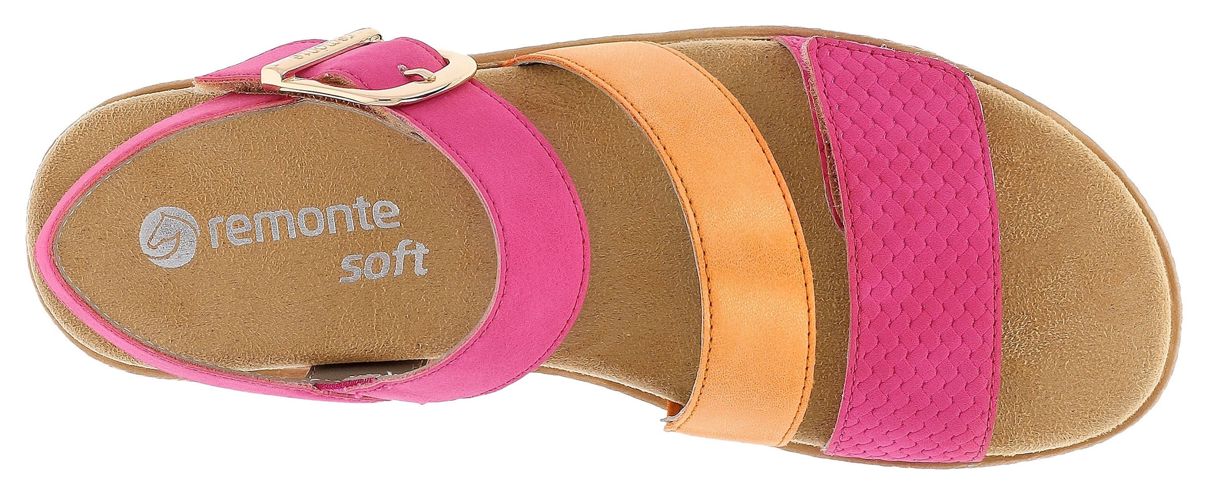 Remonte Keilsandalette, Keilabsatz, Sommerschuh, Sandale in veganer Verarbeitung