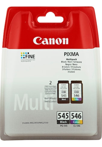 Canon Tintenpatrone »PG-545/CL-546 MULTIPACK«, (Spar-Set), original Druckerpatrone 545... kaufen
