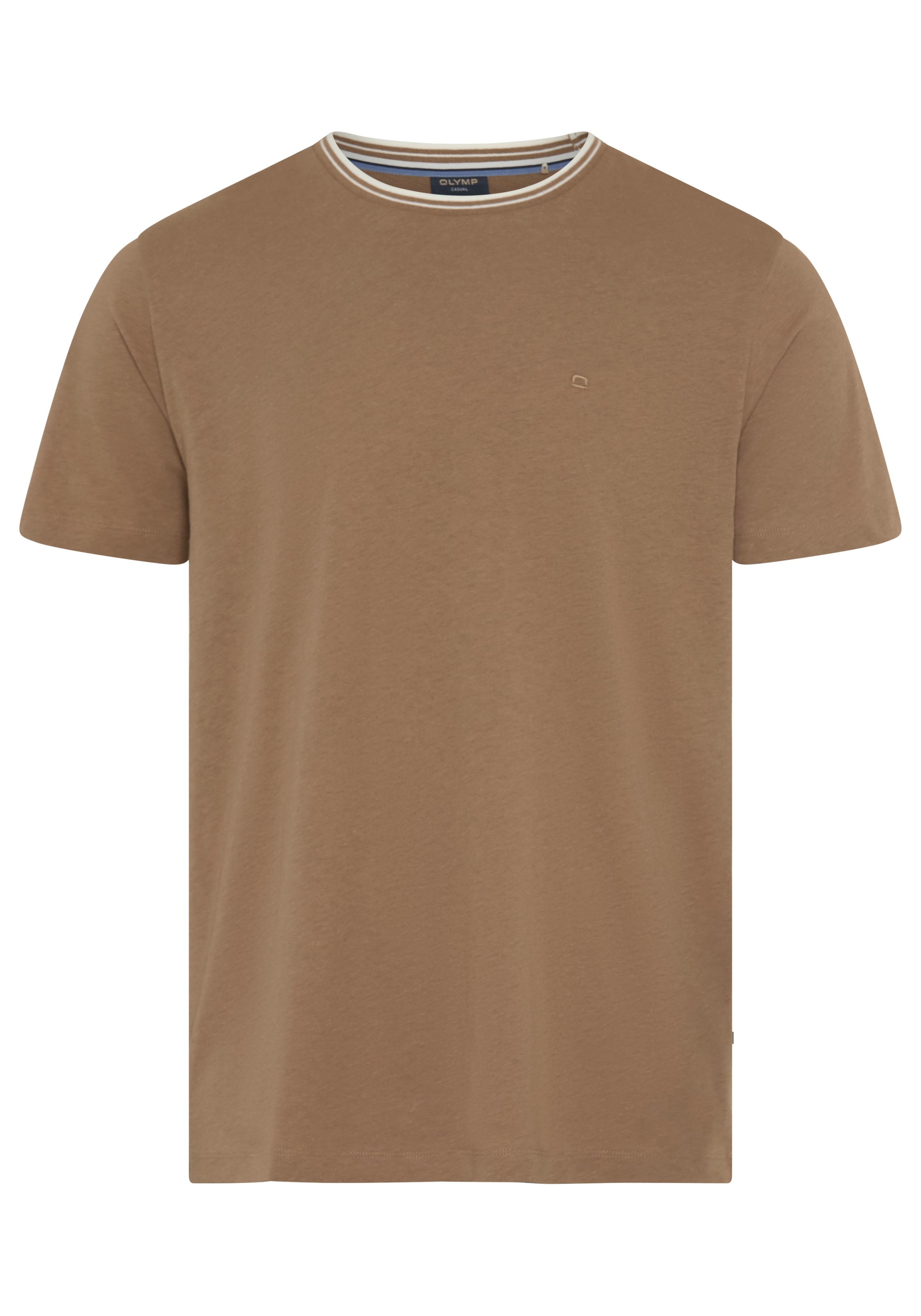 OLYMP T-Shirt regular fit, Rundhals, casual