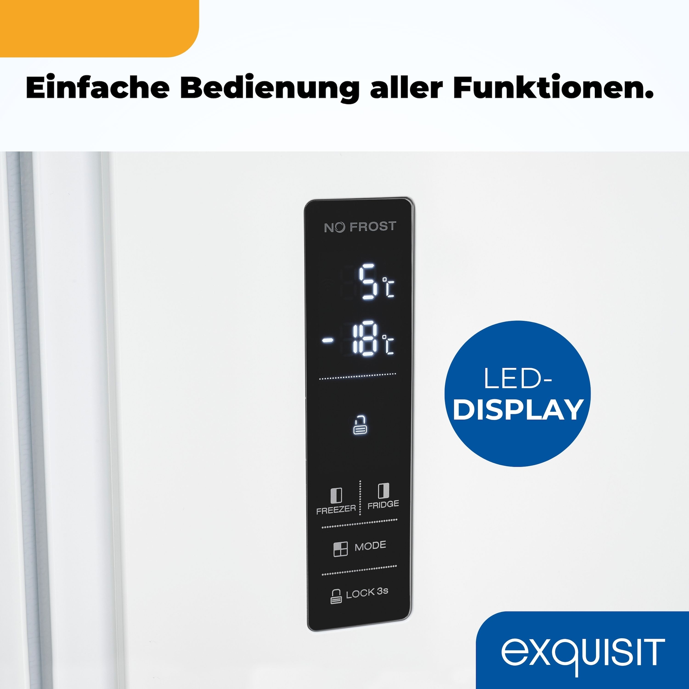 exquisit Side-by-Side SBS46-040E weiss »SBS46-040E weiss« 177 cm hoch 91 cm breit