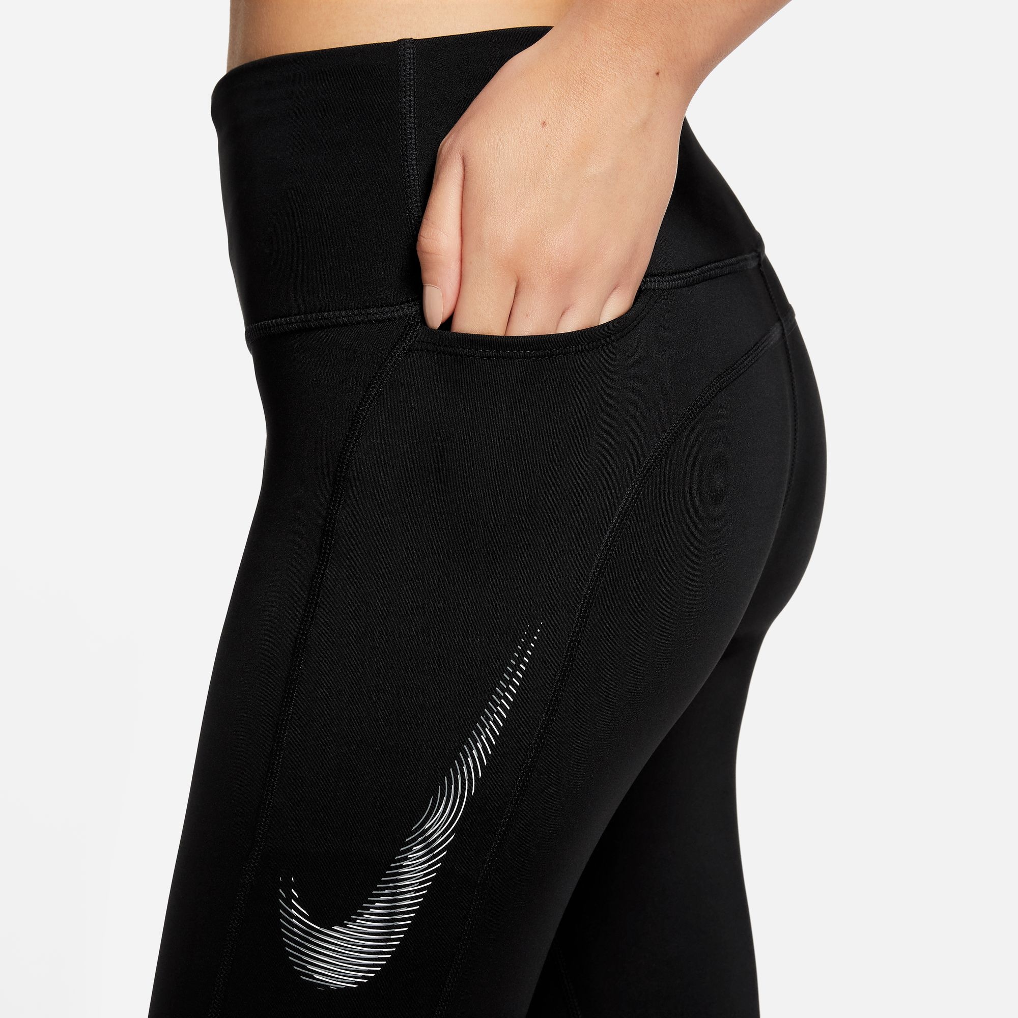Nike Laufhose Online OTTO MID-RISE Shop im »FAST / WOMEN\'S SWOOSH LEGGINGS«