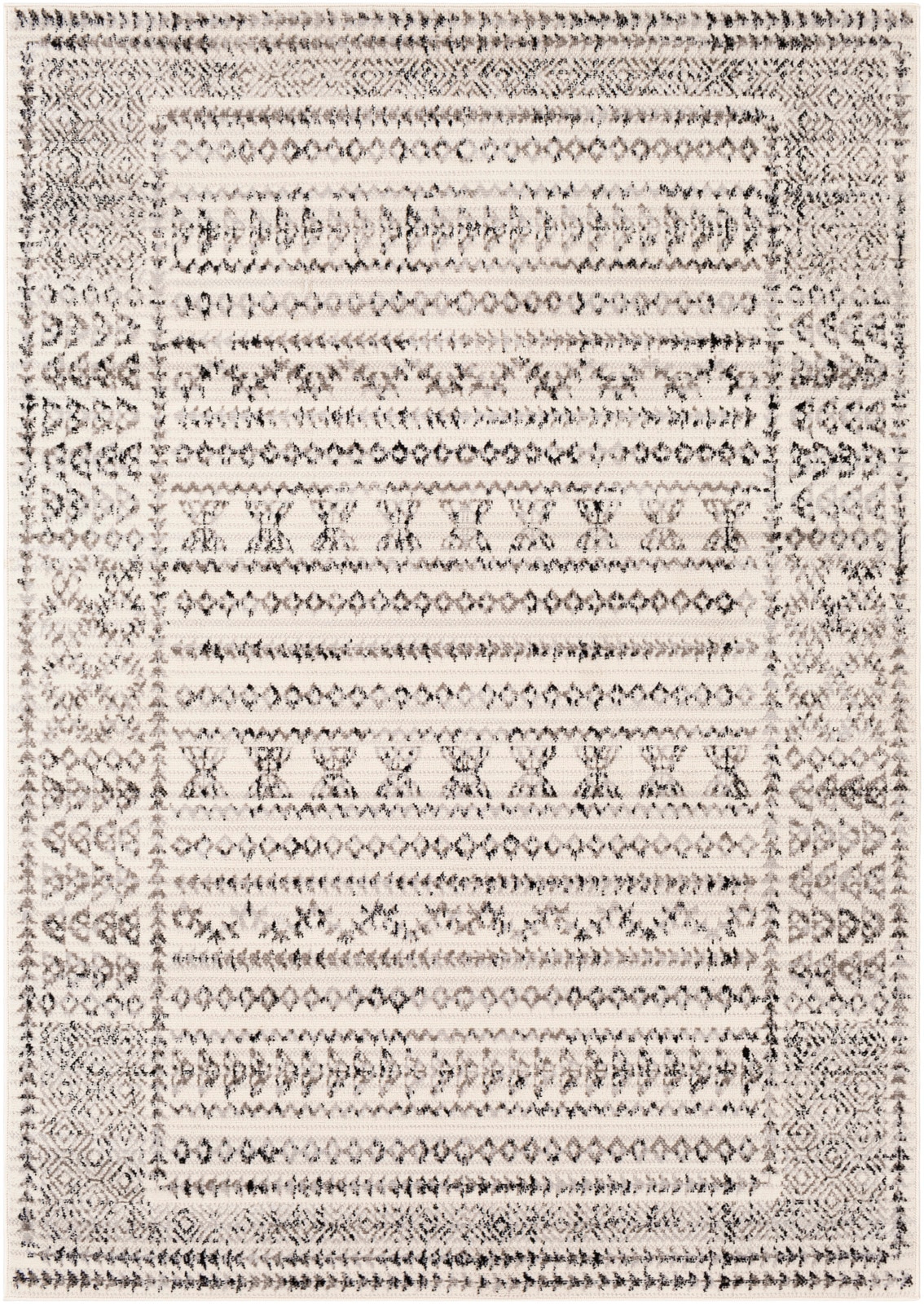 Livabliss Teppich »IPOH«, rechteckig, 11 mm Höhe, Skandinavischer Teppich, Kurzflor Boho-Wohnzimmerteppich, Läufer