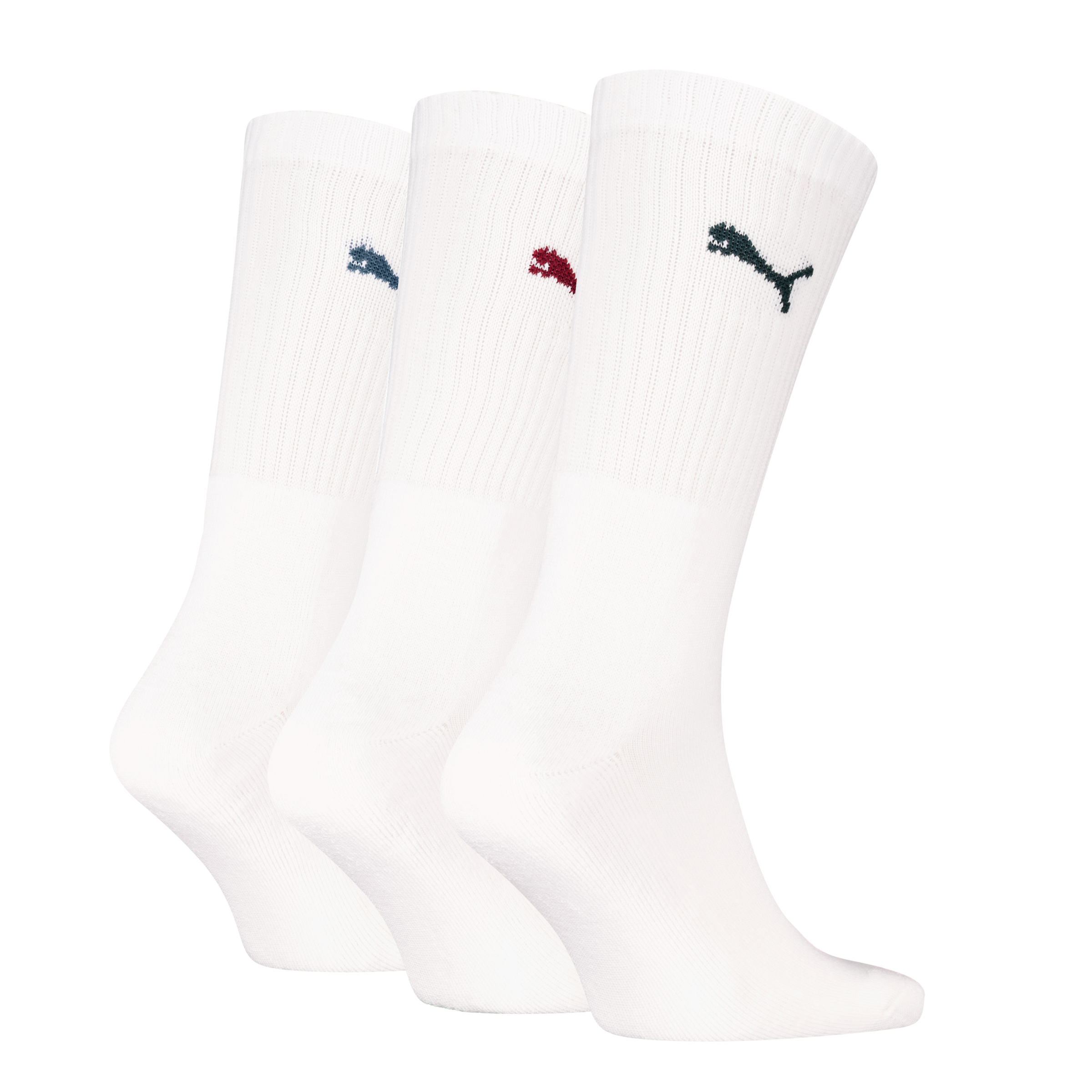 PUMA Socken »PUMA UNISEX CREW SOCK 3P«, (3 Paar), mit farblichem Logo
