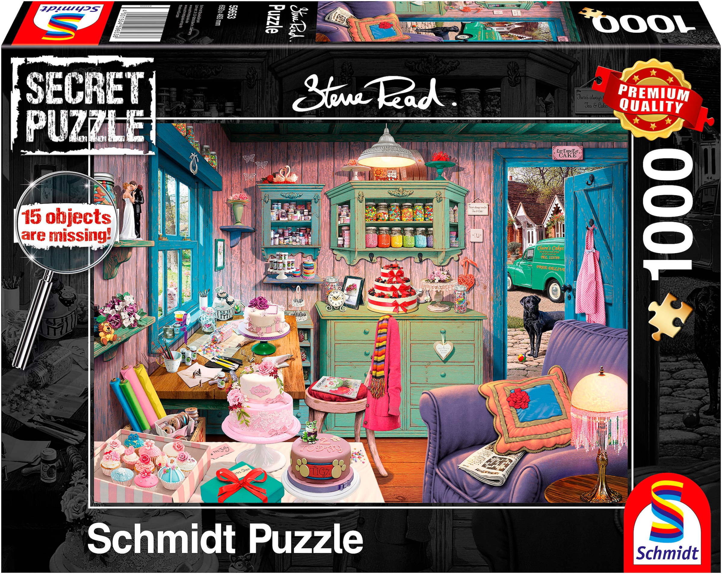 Puzzle »Secret, Großmutters Stube von Steve Read«, (1000 tlg.), Made in Germany