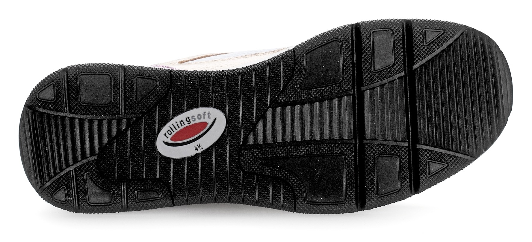Gabor Rollingsoft Keilsneaker, Freizeitschuh, Halbschuh, Schnürschuh mit gepolstertem Schaftrand