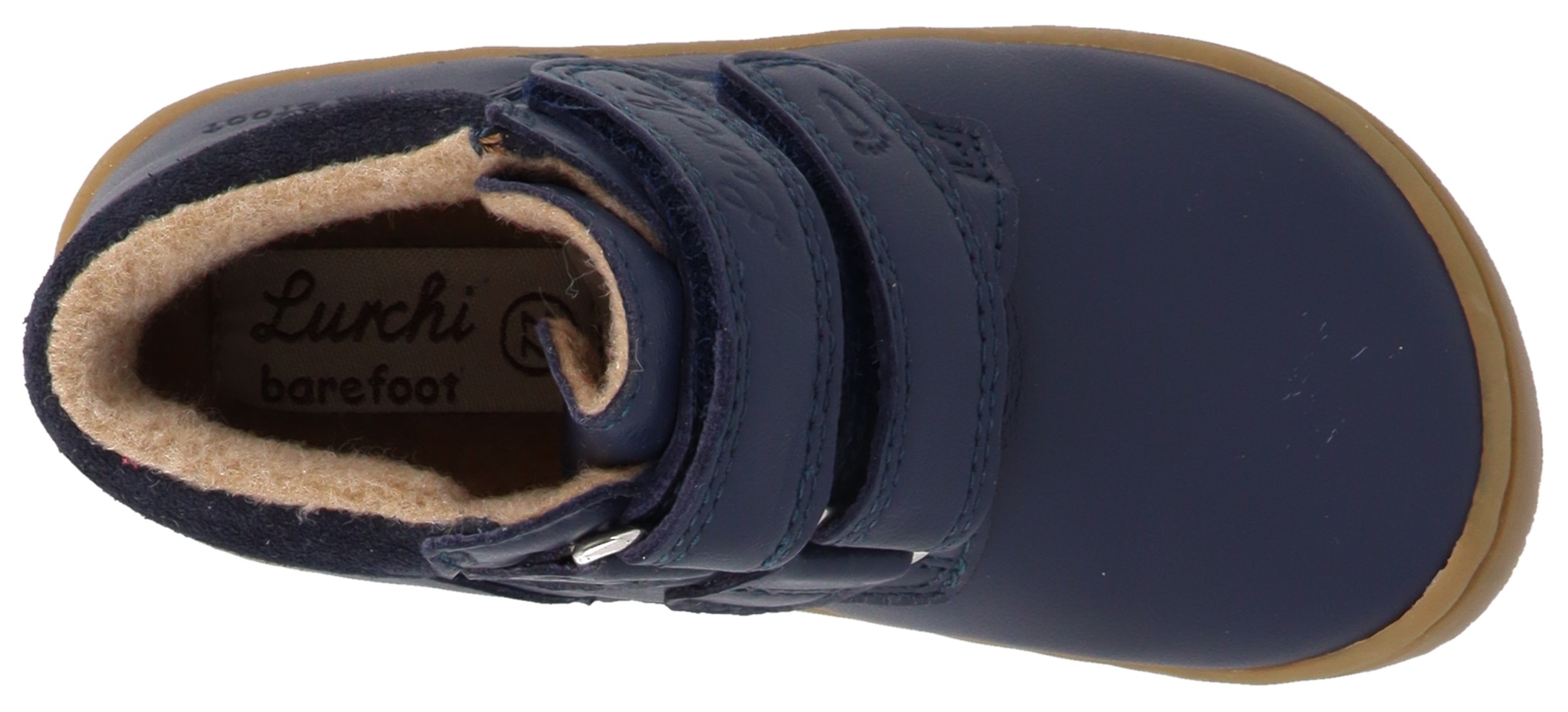 Lurchi Barfußschuh »Nino Barefoot 1«, Klettschuh mit weichem Schaftrand, Größenschablone zum Download