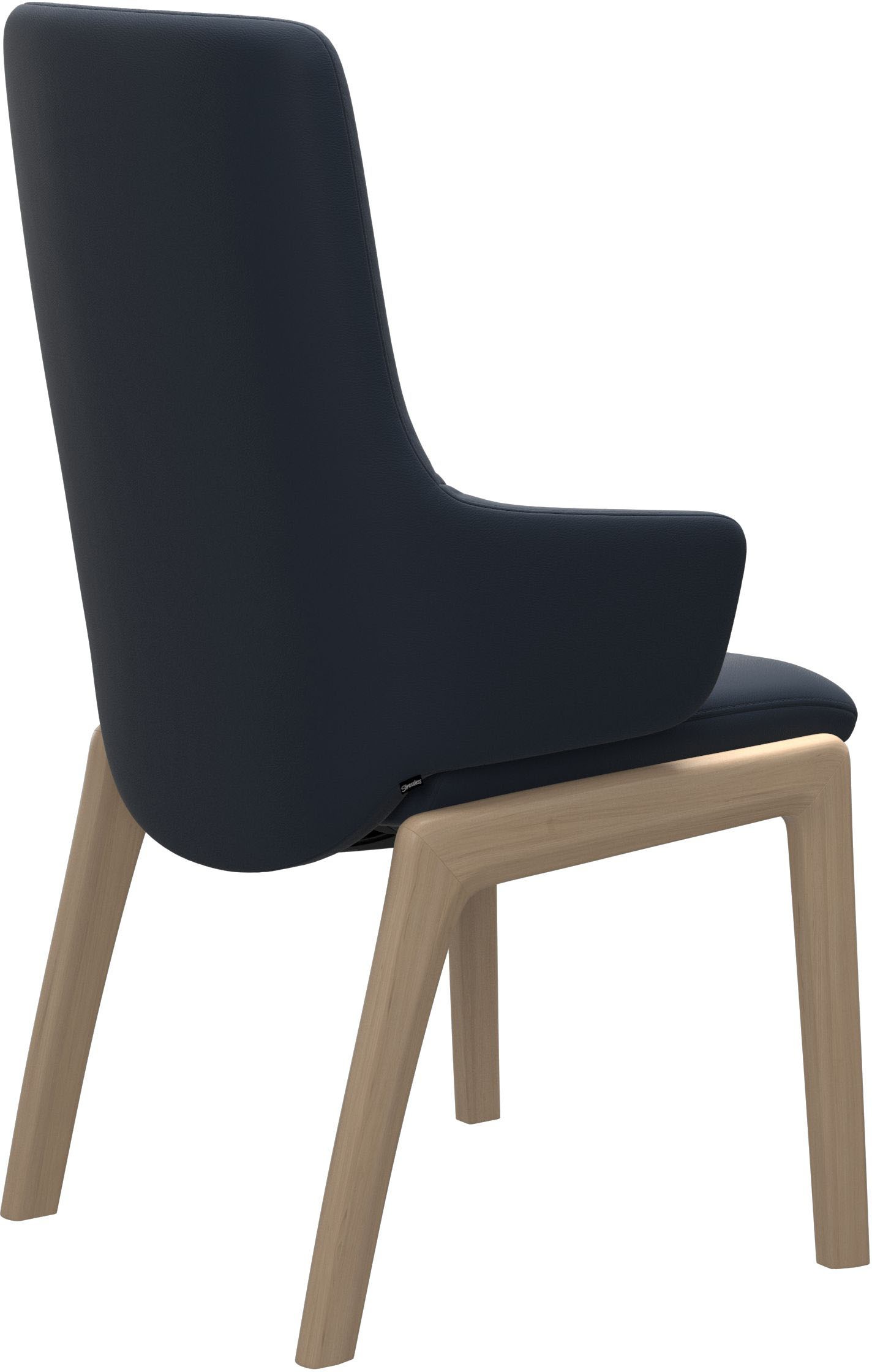 Stressless® Polsterstuhl »Laurel« () High Back mit Armlehne, Größe L, mit abgerundeten Beinen in Schwarz