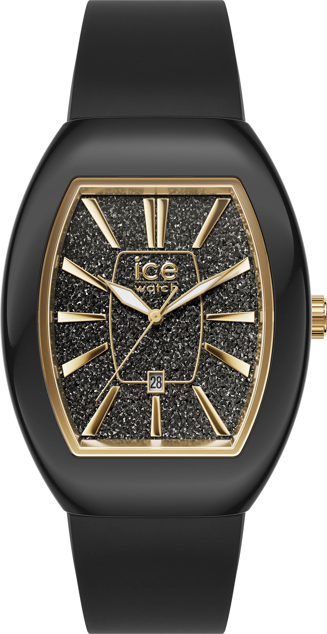 ice-watch Quarzuhr »ICE boliday - Dome - Small - 3H + Date« Armbanduhr, Damenuhr, analog, Silikonarmband, Datum