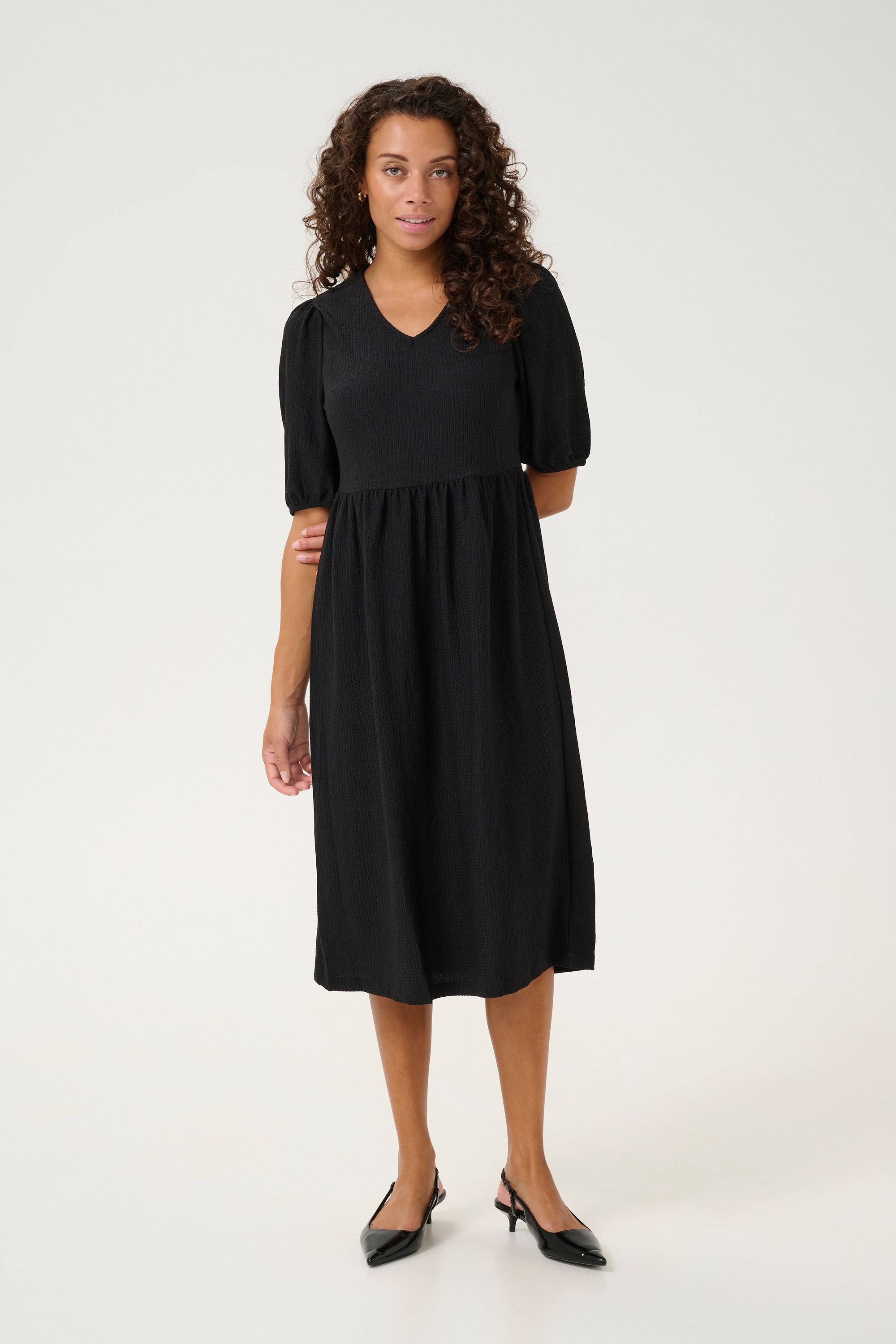 KAFFE Midikleid »Kleid KAveneda«