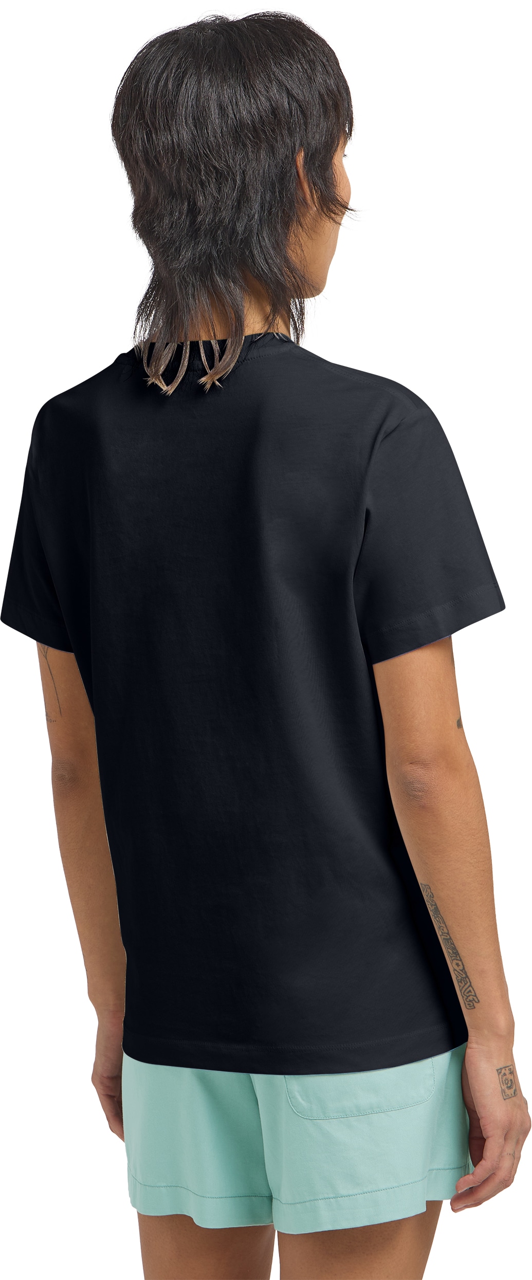 Jack Wolfskin T-Shirt »ESSENTIAL T W«, weiches, klassisches T-Shirt aus atmungsaktiver Bio-Baumwolle