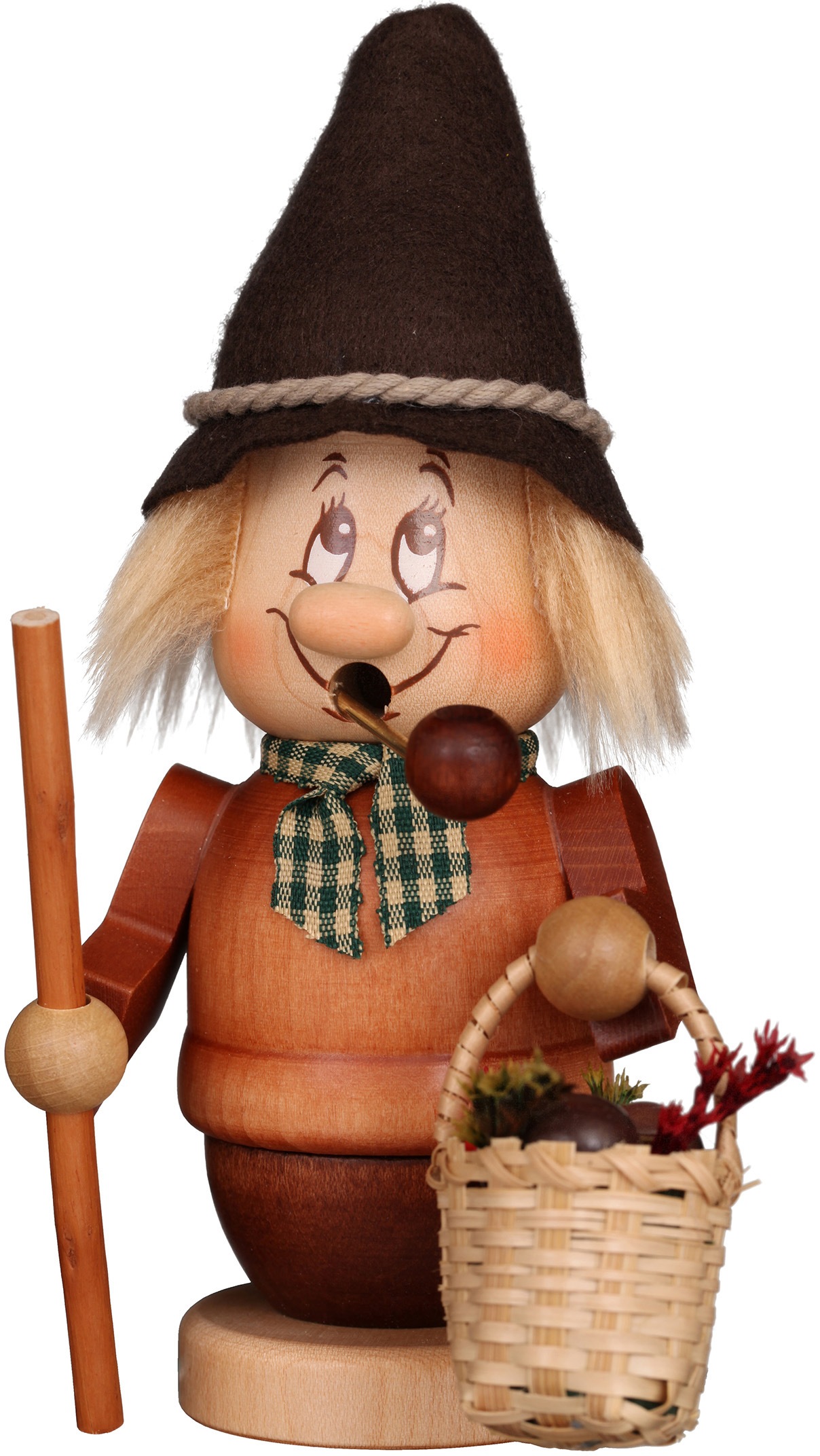 Christian Ulbricht Räuchermännchen »Miniwichtel Pilzsammler, Weihnachtsdeko«,  Original Erzgebirge Holzkunst, inklusive Räucherkerzen bestellen bei OTTO