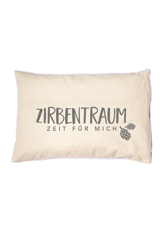 Zirbenkissen »Zirbentraum, Naturprodukt«, (1 tlg.)