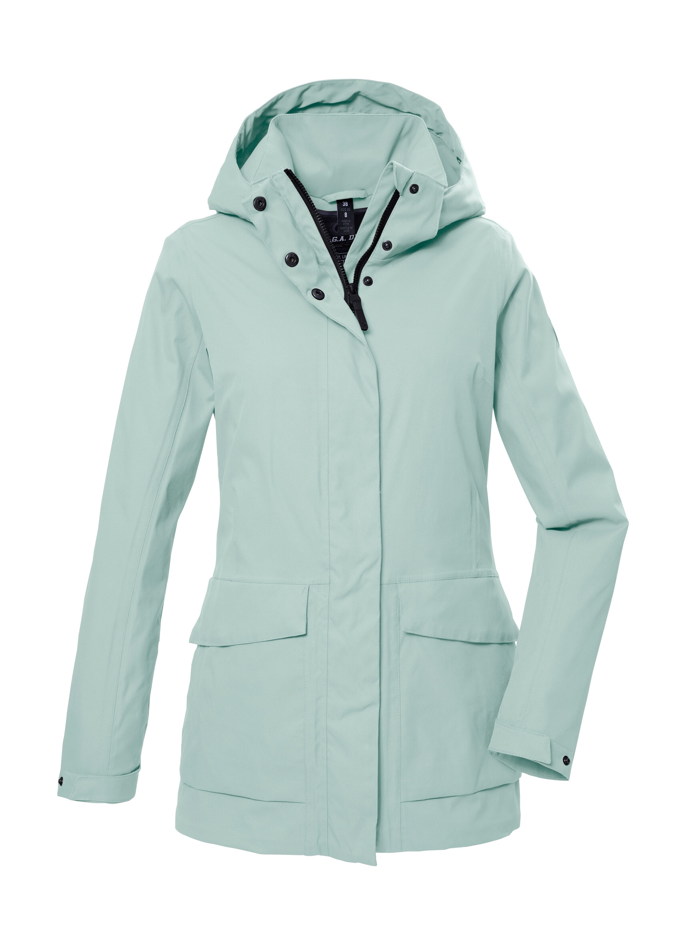 G.I.G.A. DX by killtec Funktionsjacke »GS 54 WMN JCKT«, Wasserdicht, atmungsaktiv, recycelte Materialien, abnehmbare Kapuze