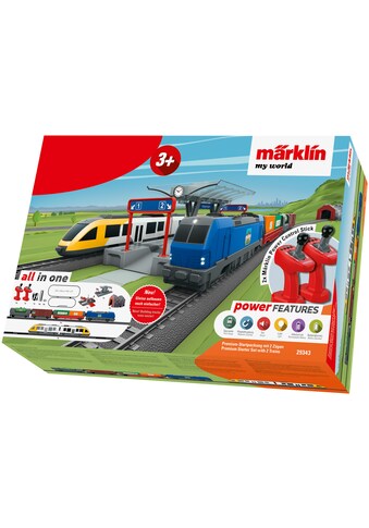 Modelleisenbahn-Set »Märklin my world - Premium-Startpackung mit 2 Zügen - 29343«, mit...