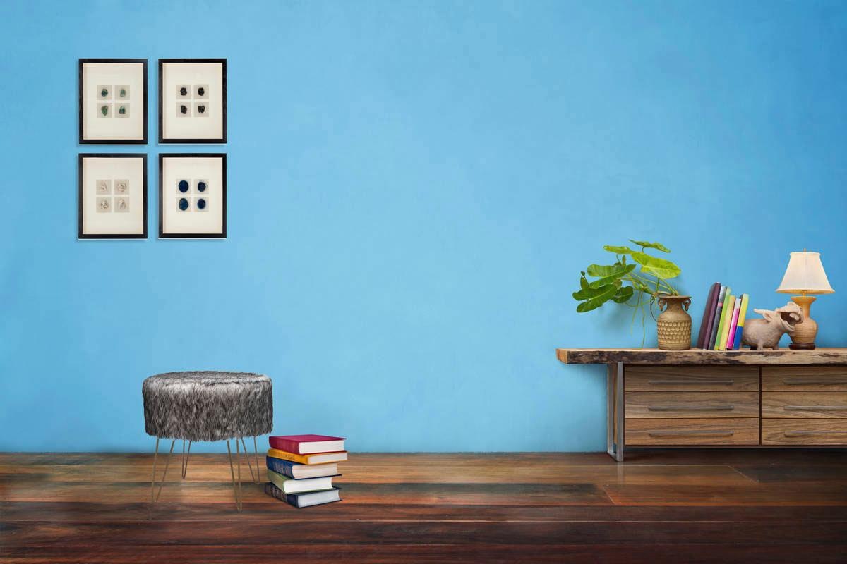 Kayoom Hocker »Mio 1, Fellhocker in modernem Design, runde Form mit Metallbeinen« 1 Stk. tlg. beeindruckend, teilweise handgefertigt, attraktive Farbgestaltung