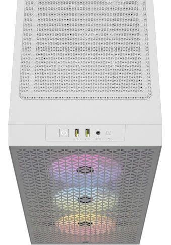 PC-Gehäuse »3000D RGB Airflow Tempered Glass Mid-Tower, White«